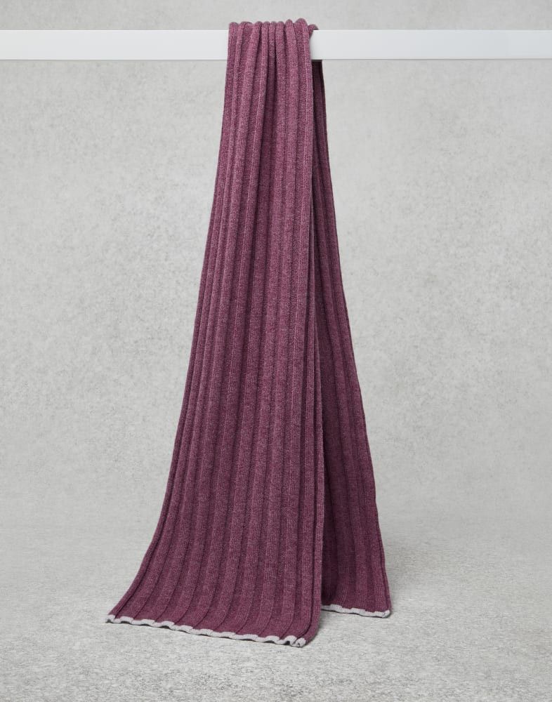 Brunello Cucinelli o1w1db10924 Size: OS / Cashmere Scarf in Medium Purple Size ONE SIZE - 1 Preview