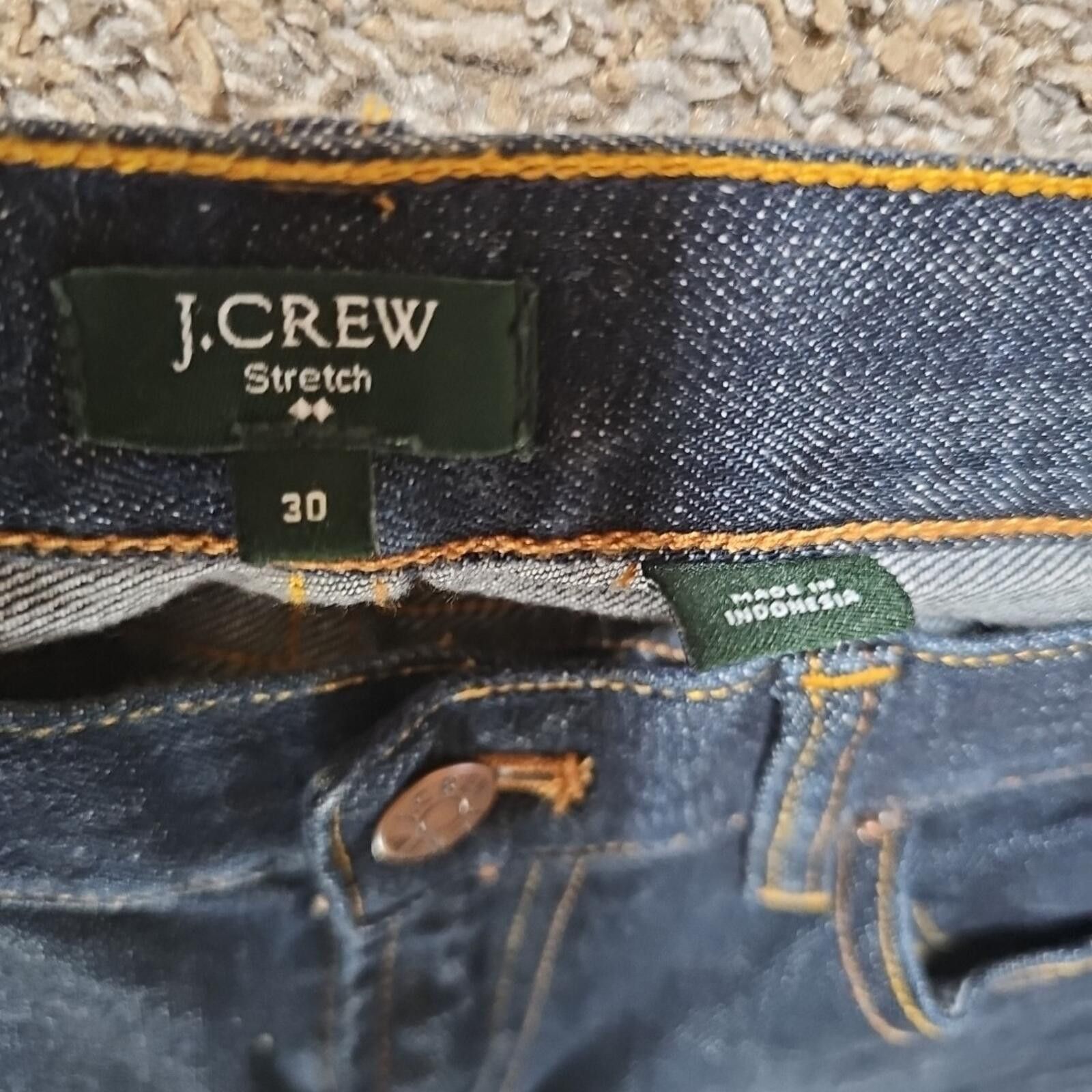 J.Crew J. Crew Sz 30 Womens Toothpick Stretch Jeans Size 30" / US 8 / IT 44 - 2 Thumbnail