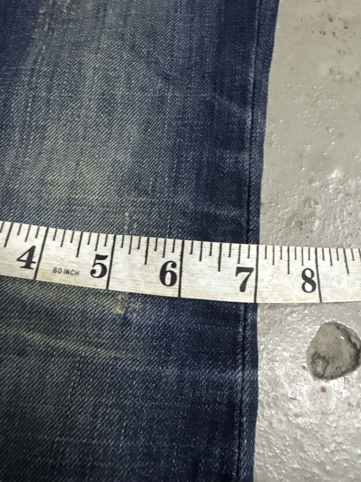 If Six Was Nine Japanese Brand Lolita Mud Wash Flare Heavy Distressed Jeans Size US 30 / EU 46 - 20 Thumbnail