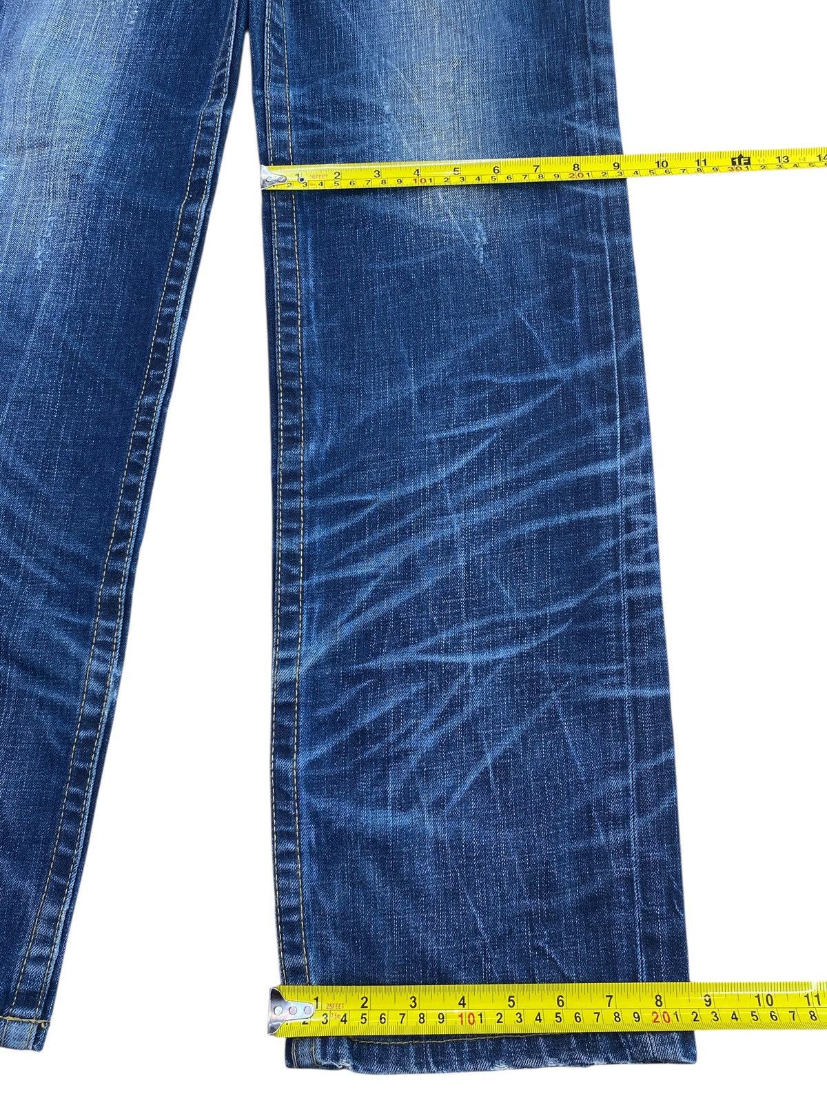 Other Lolita Club By Concert Blue Wash Style Whiskers Jeans Size US 34 / EU 50 - 8 Thumbnail