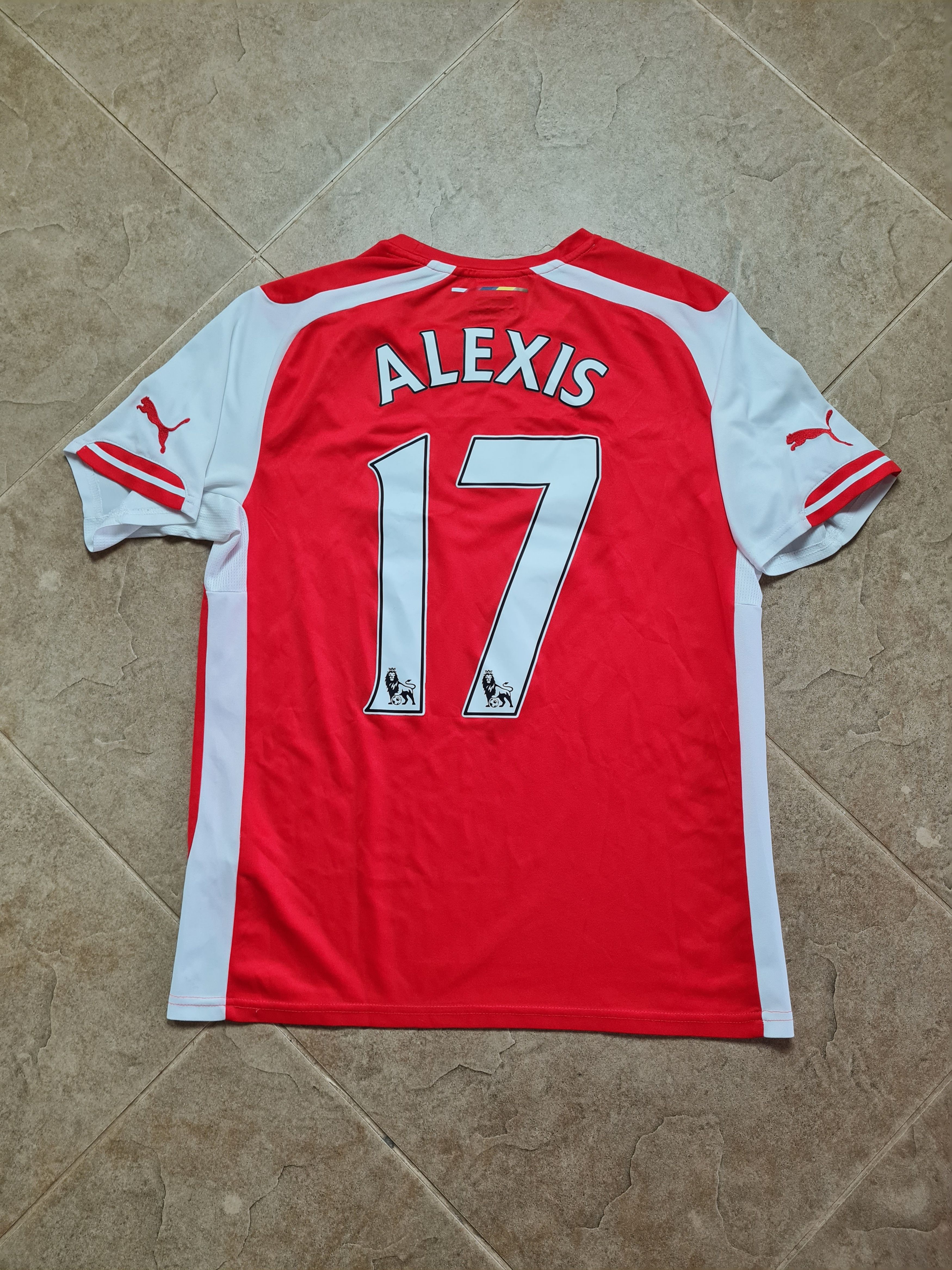 Jersey Alexis Sanchez Arsenal London 2015 Puma Soccer Shirt