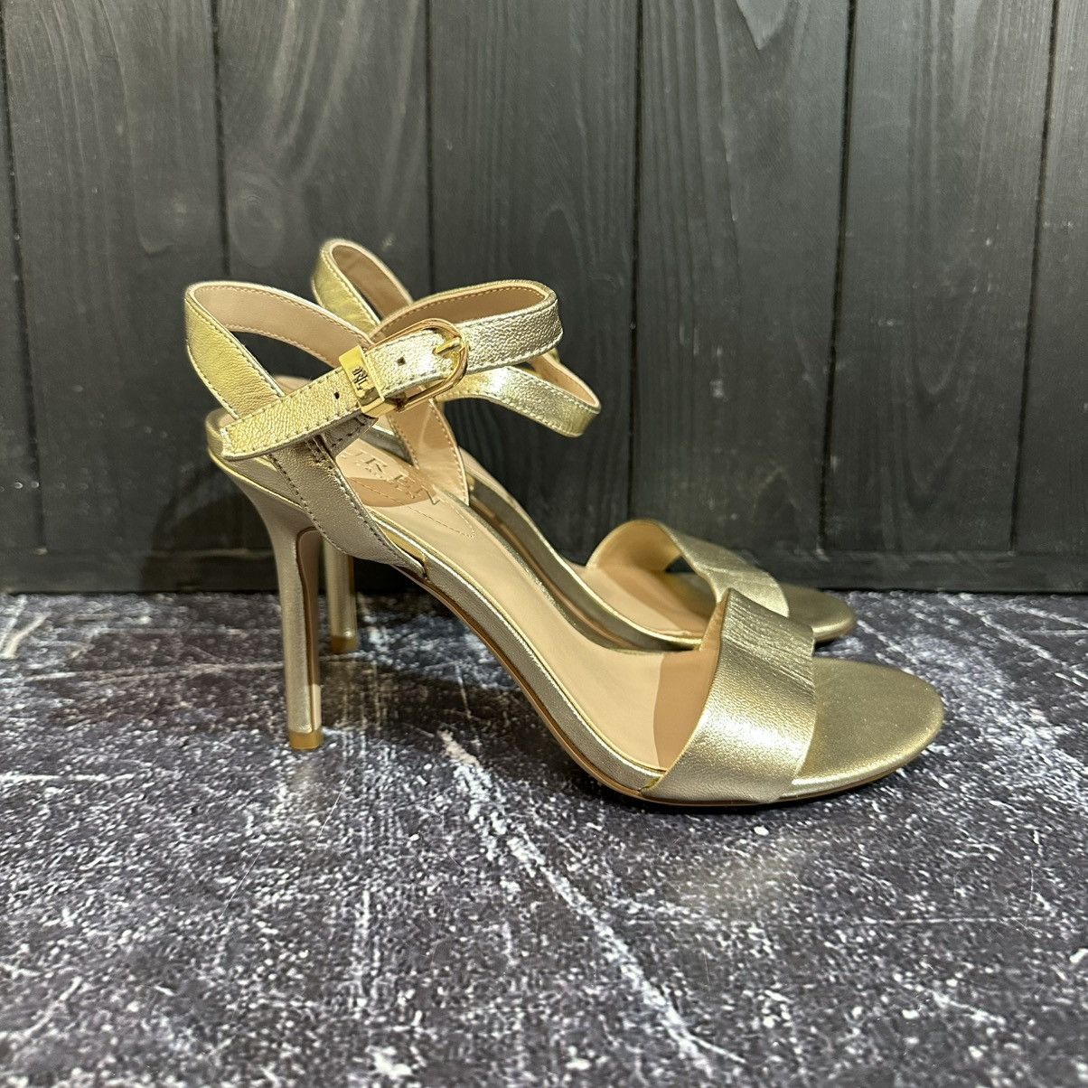 Lauren Ralph Lauren Lauren Ralph Lauren Women’s Gold Heels 6.5 US 37 EU Size US 7 / IT 37 - 1 Thumbnail