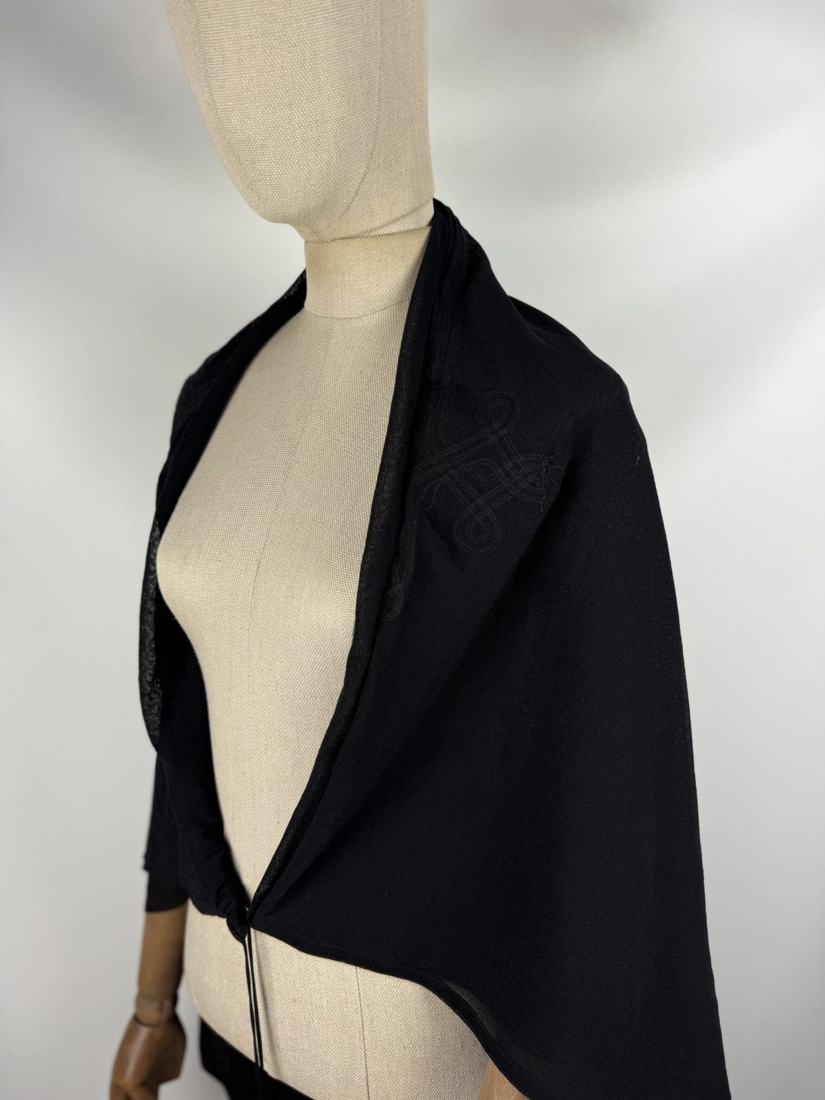 Jean Paul Gaultier Jean Paul Gaultier Soleil Vintage 90s Mesh Cape Tunic Blouse Size M / US 6-8 / IT 42-44 - 6 Thumbnail