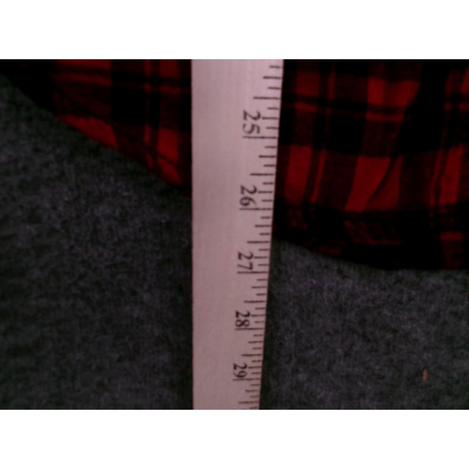 George George Shirt Men Small Red Black Buffalo Plaid Check Flannel Camp Lumberjack Size US S / EU 44-46 / 1 - 5 Thumbnail