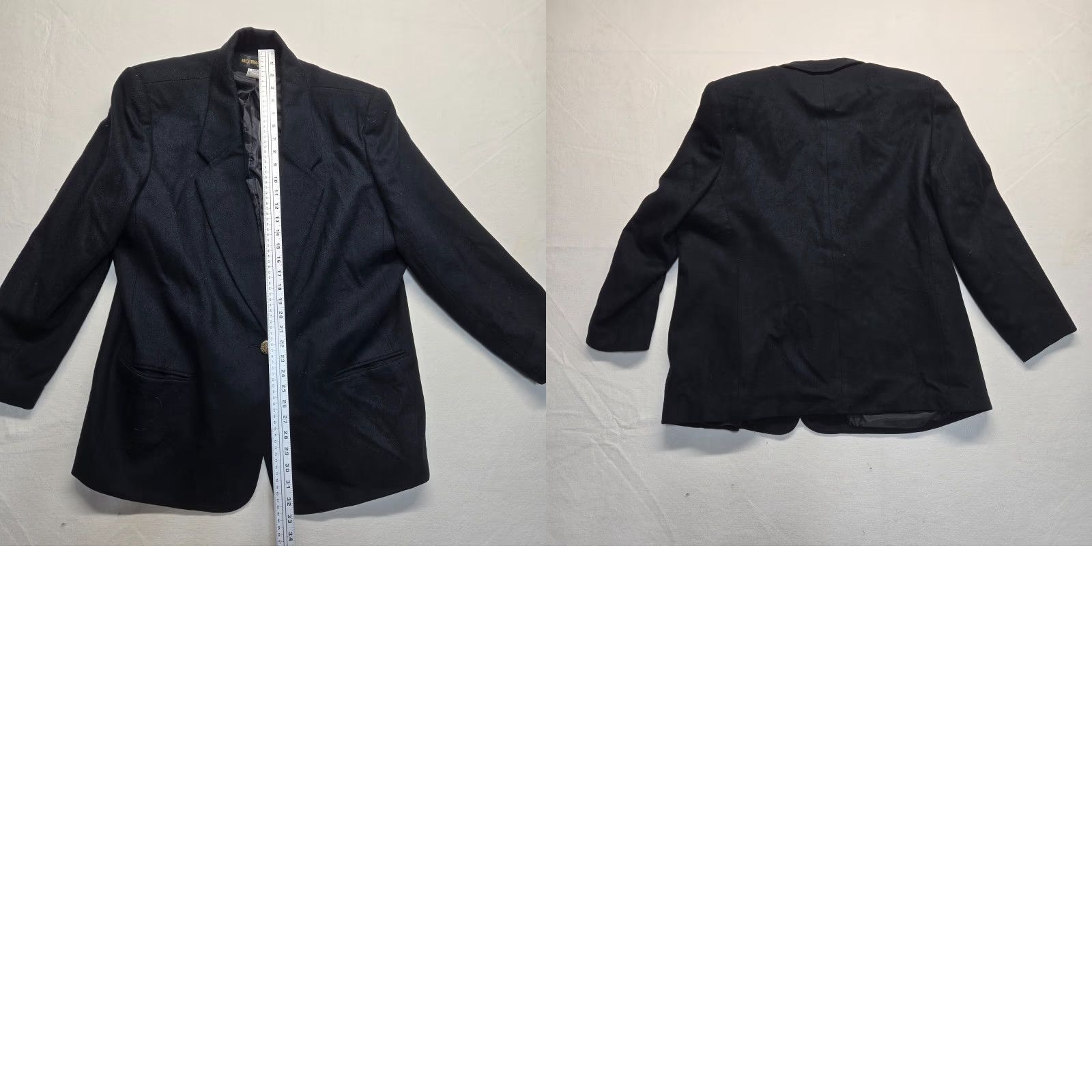 Vintage Requirements Black Button Up Dress Jacket Coat Adult Women's Size 22W Size 3XL / US 20-22 - 9 Thumbnail