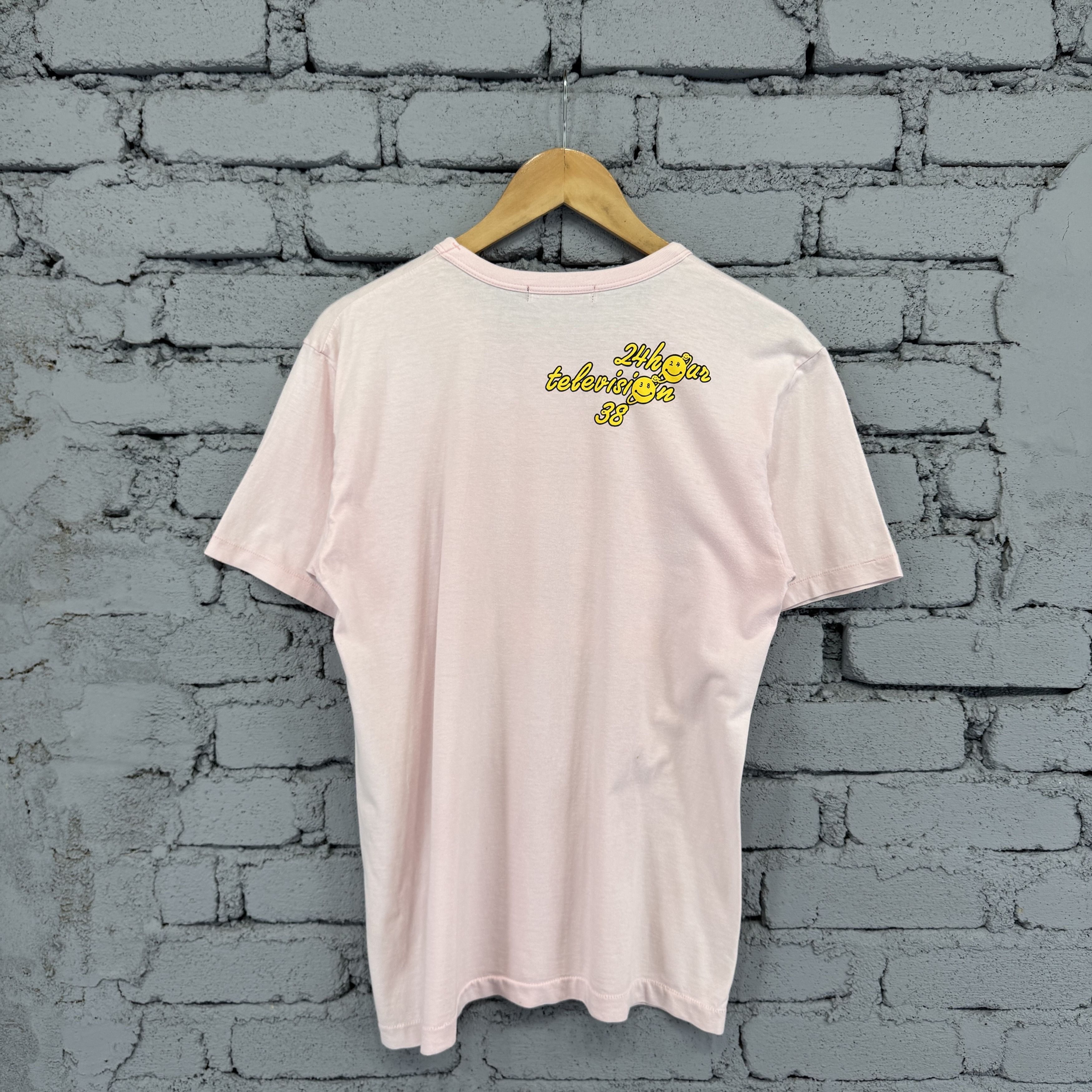 Vintage Vintage Sunfaded 24 hours Television Happy Earth Smiley Size US L / EU 52-54 / 3 - 2 Thumbnail