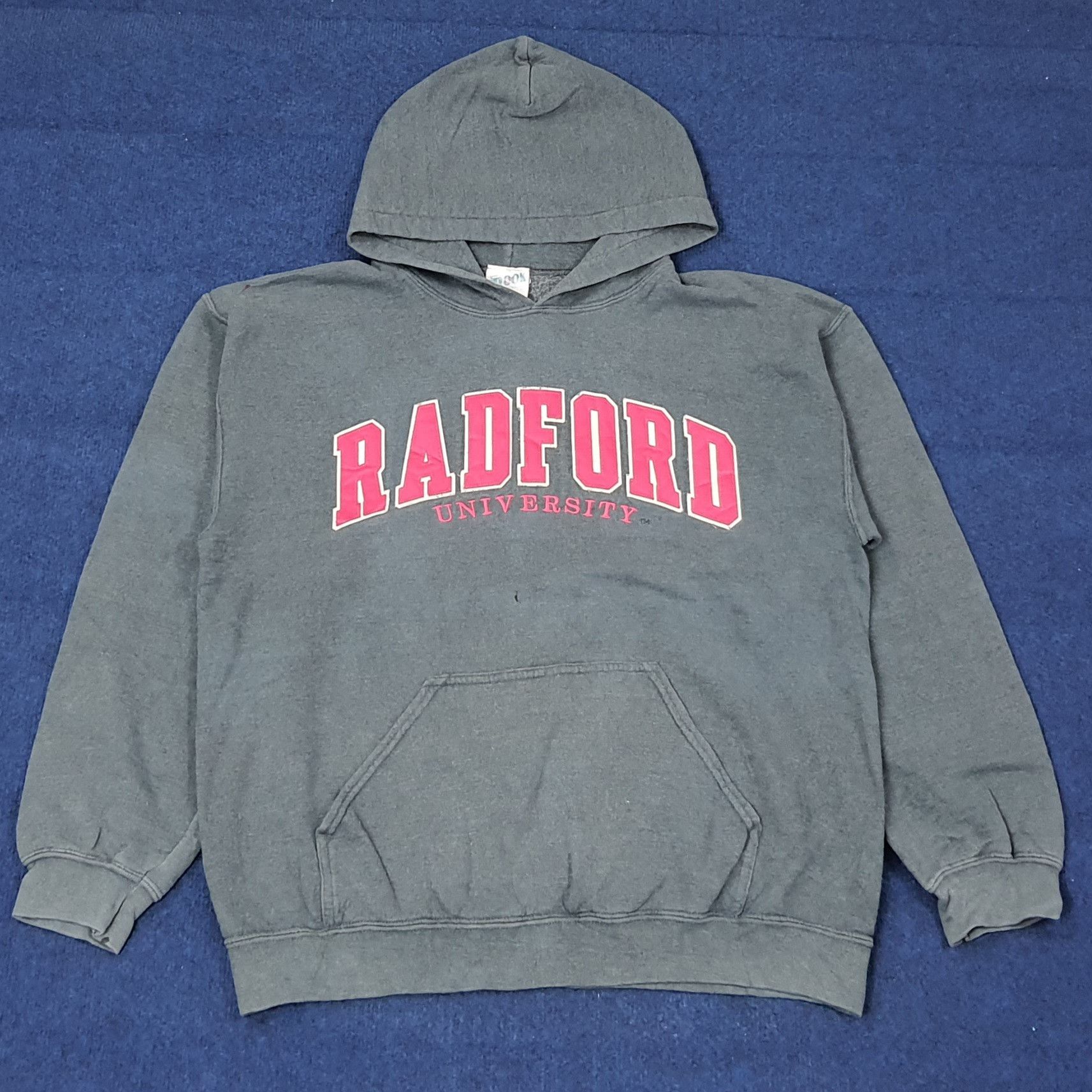 Vintage Radford University Hoodie Sweatshirt C261N9
