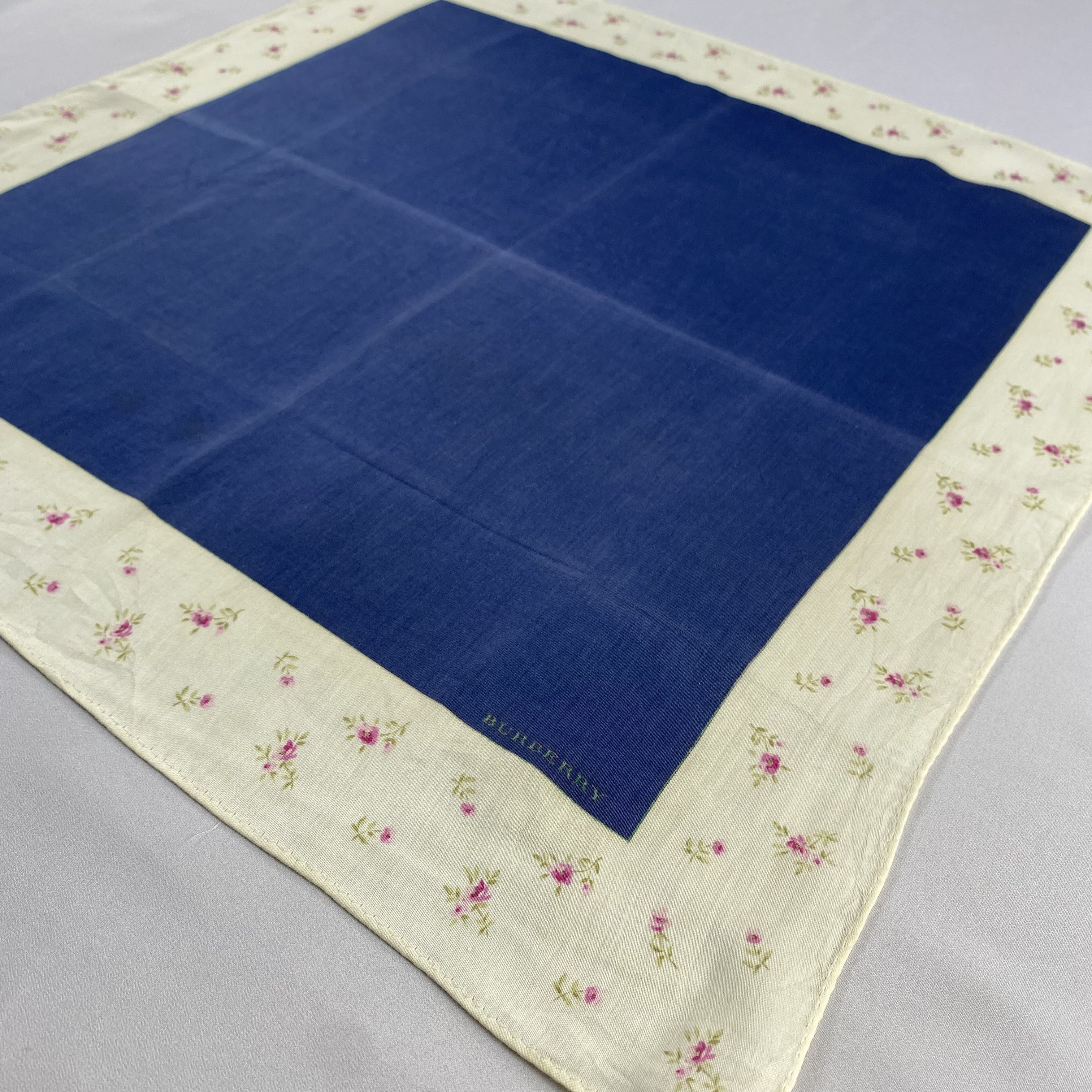 Burberry × Vintage Burberry Handkerchief / Neckerchief / Bandana-P1694 Size ONE SIZE - 2 Thumbnail