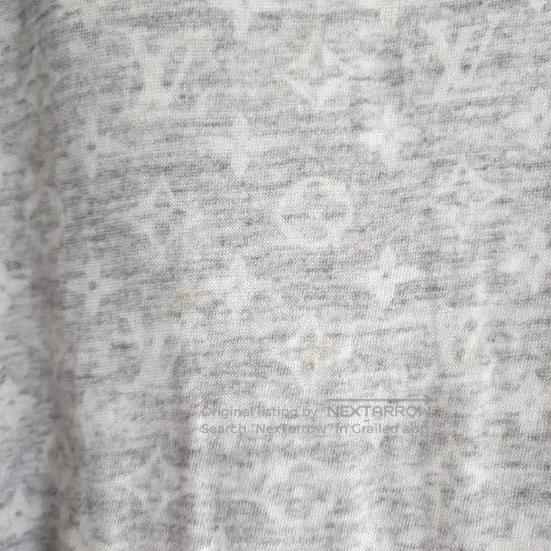 Louis Vuitton Louis Vuitton Gray Cotton Logo Short Sleeve Tee . Size L / US 10 / IT 46 - 6 Thumbnail