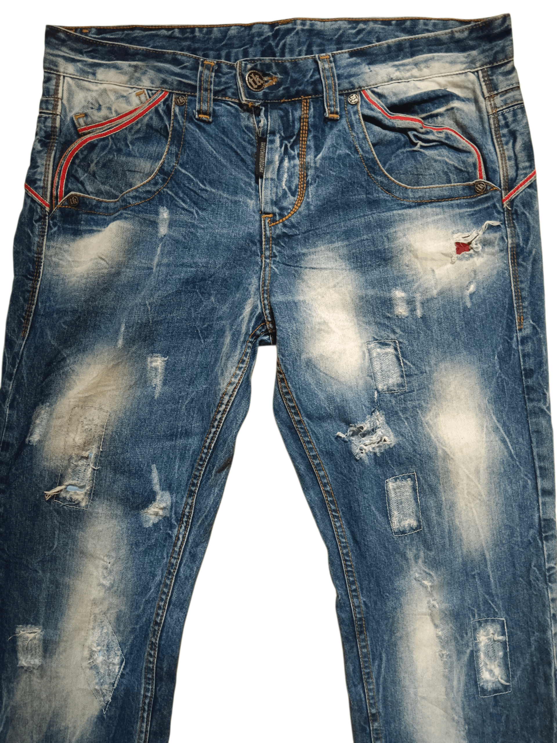 Takeshy Kurosawa Takeshy Kurosawa The Art Denim Size US 35 - 3 Thumbnail