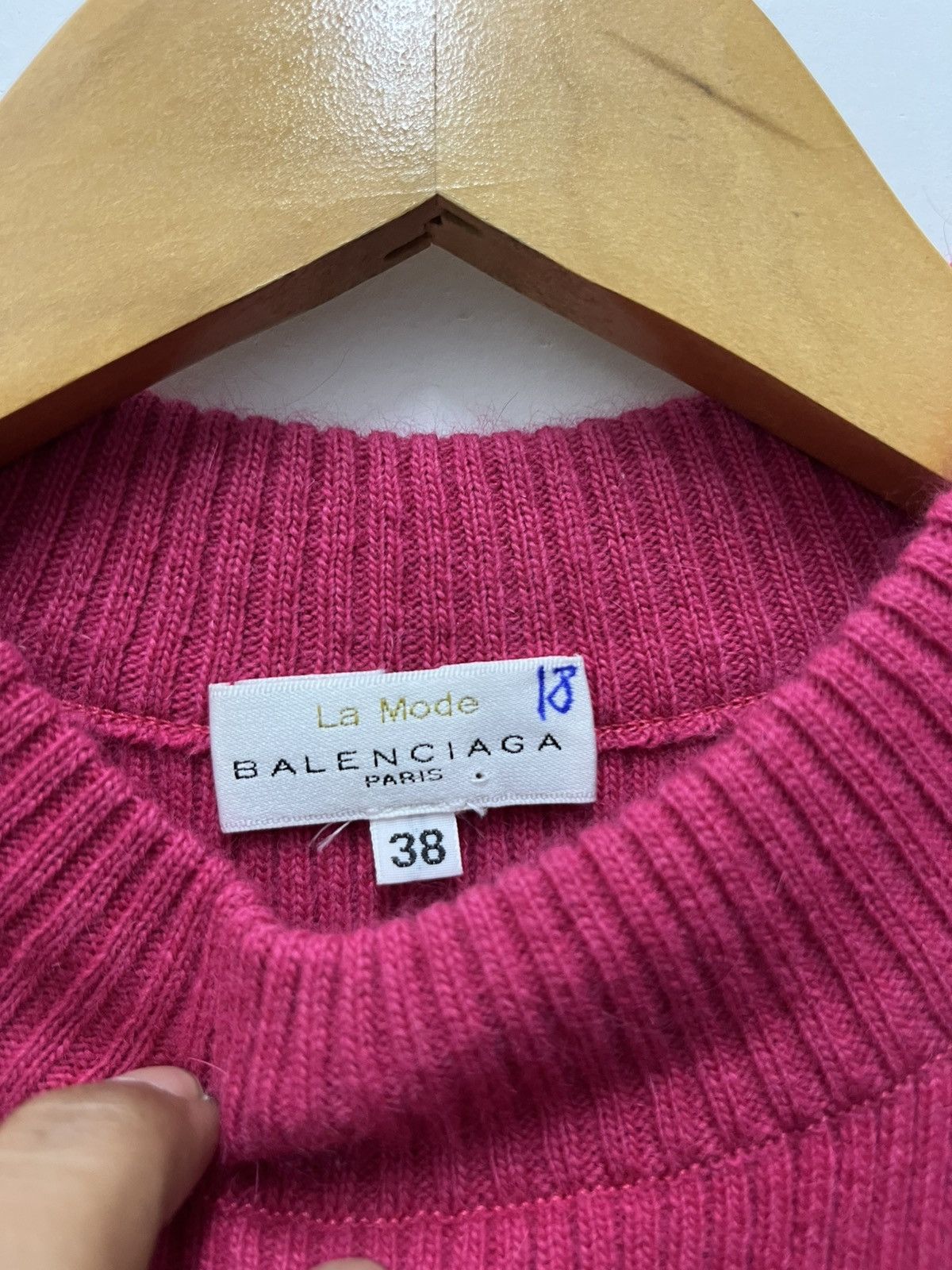 Balenciaga Balenciaga Paris La Mode Mohair Knitwear Dress Pink Size 38 Size XS / US 0-2 / IT 36-38 - 8 Thumbnail