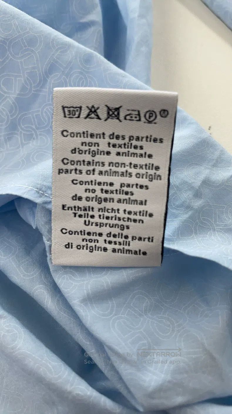 Hermes Hermes Blue long-sleeved shirt Size US XS / EU 42 / 0 - 5 Thumbnail