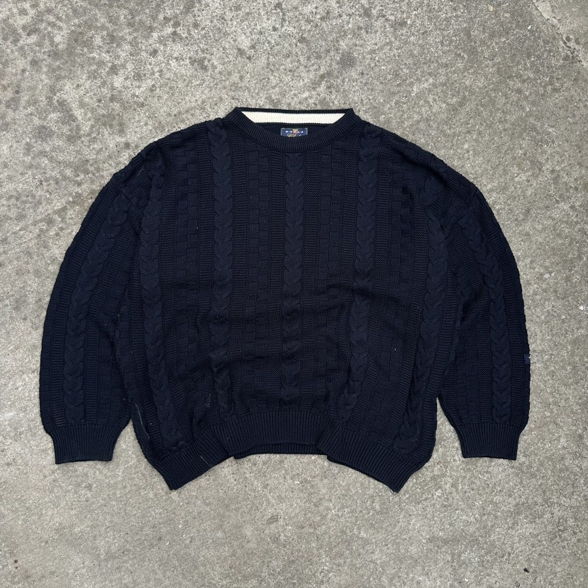 Homespun Knitwear Vintage Japanese Style Knit Sweater Size L Affliction Y2K Size US L / EU 52-54 / 3 - 1 Thumbnail