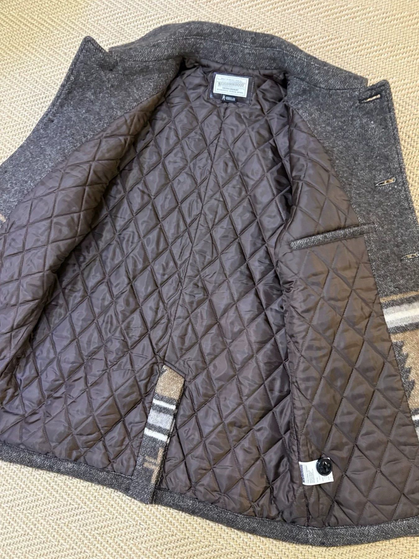 Neighborhood NEIGHBORHOOD Tribal Wool Tweed Coat M New Rare Size US M / EU 48-50 / 2 - 4 Thumbnail