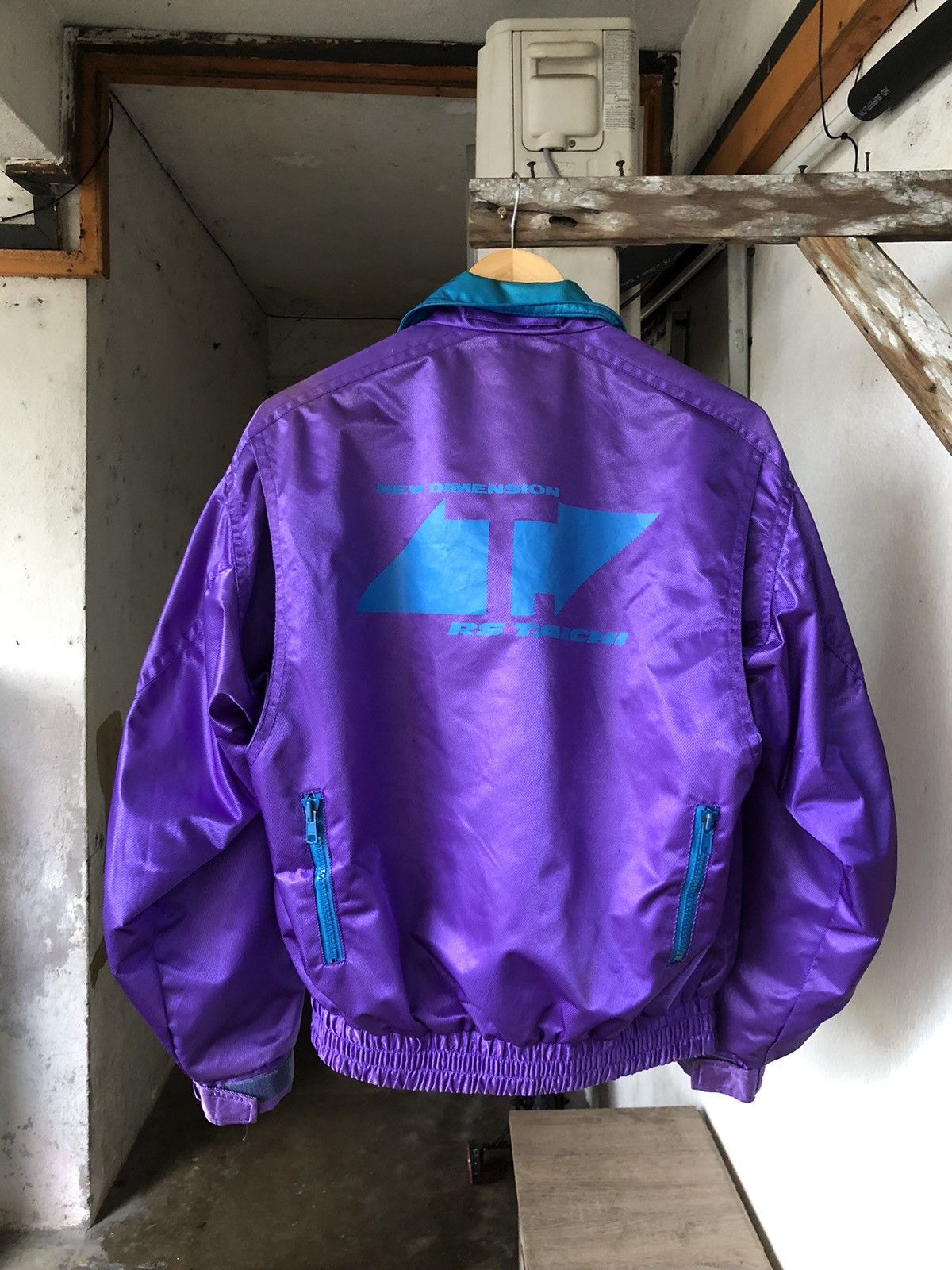 Japanese Brand Vintage 90s Taichi Rs Racing Sport New Dimension Bomber Size US M / EU 48-50 / 2 - 2 Thumbnail