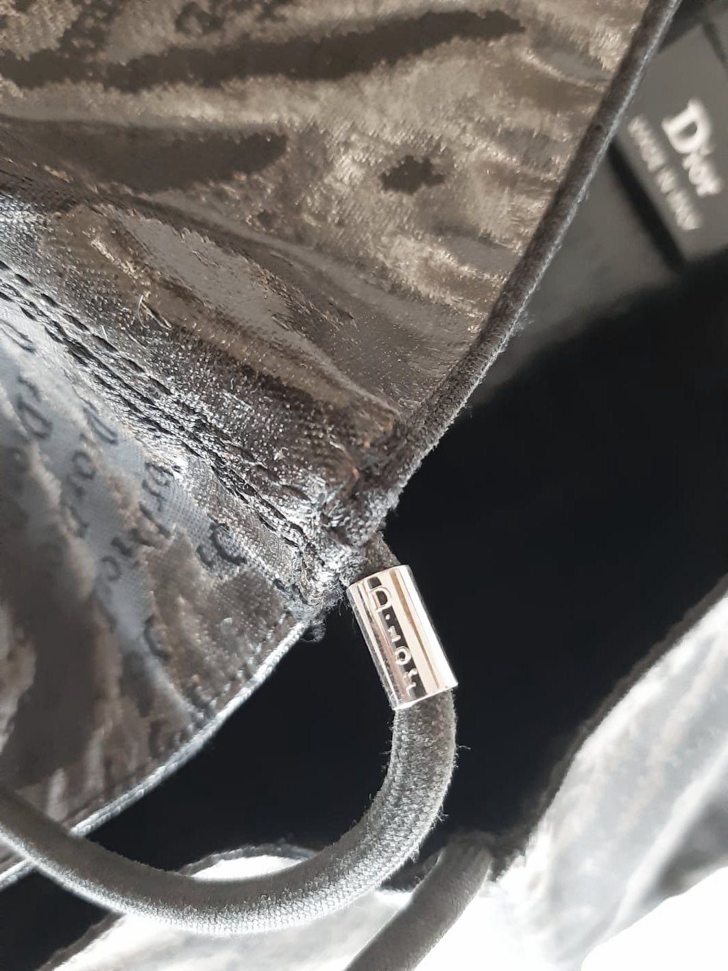 Dior × Hedi Slimane Dior Homme FW03 "Luster" Waxed Monogram Canvas Tote Bag Size ONE SIZE - 6 Thumbnail