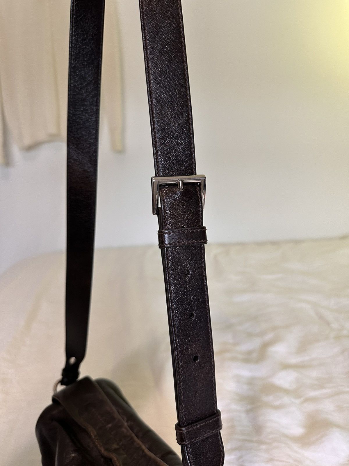 Prada Antiqued leather shoulder bag Size ONE SIZE - 9 Thumbnail