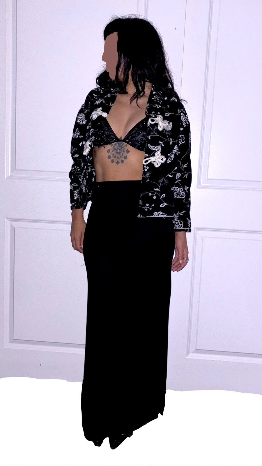 Other Womens Black And White Oriental Pattern Jacket Size Small Size S / US 4 / IT 40 - 2 Thumbnail