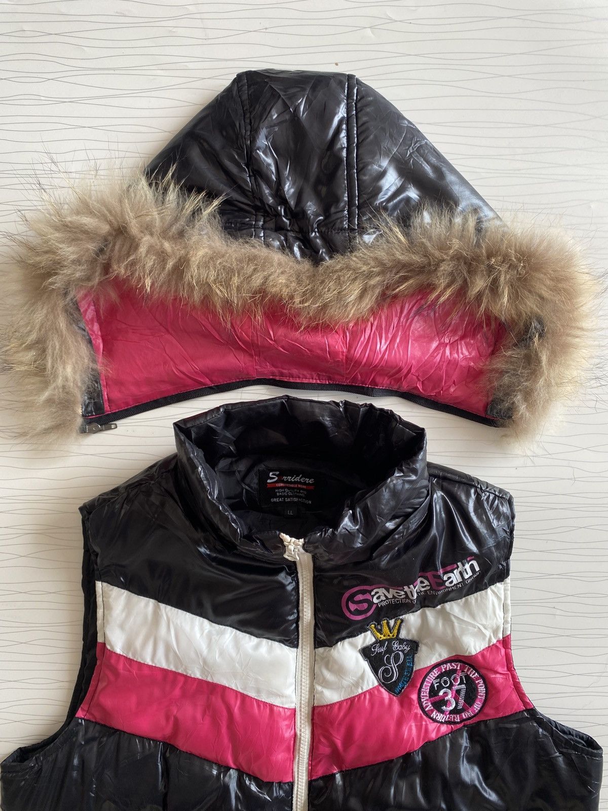 If Six Was Nine Sorridere Vest Fur Jacket Ifsixwasnine Lgb Style Size US L / EU 52-54 / 3 - 11 Thumbnail