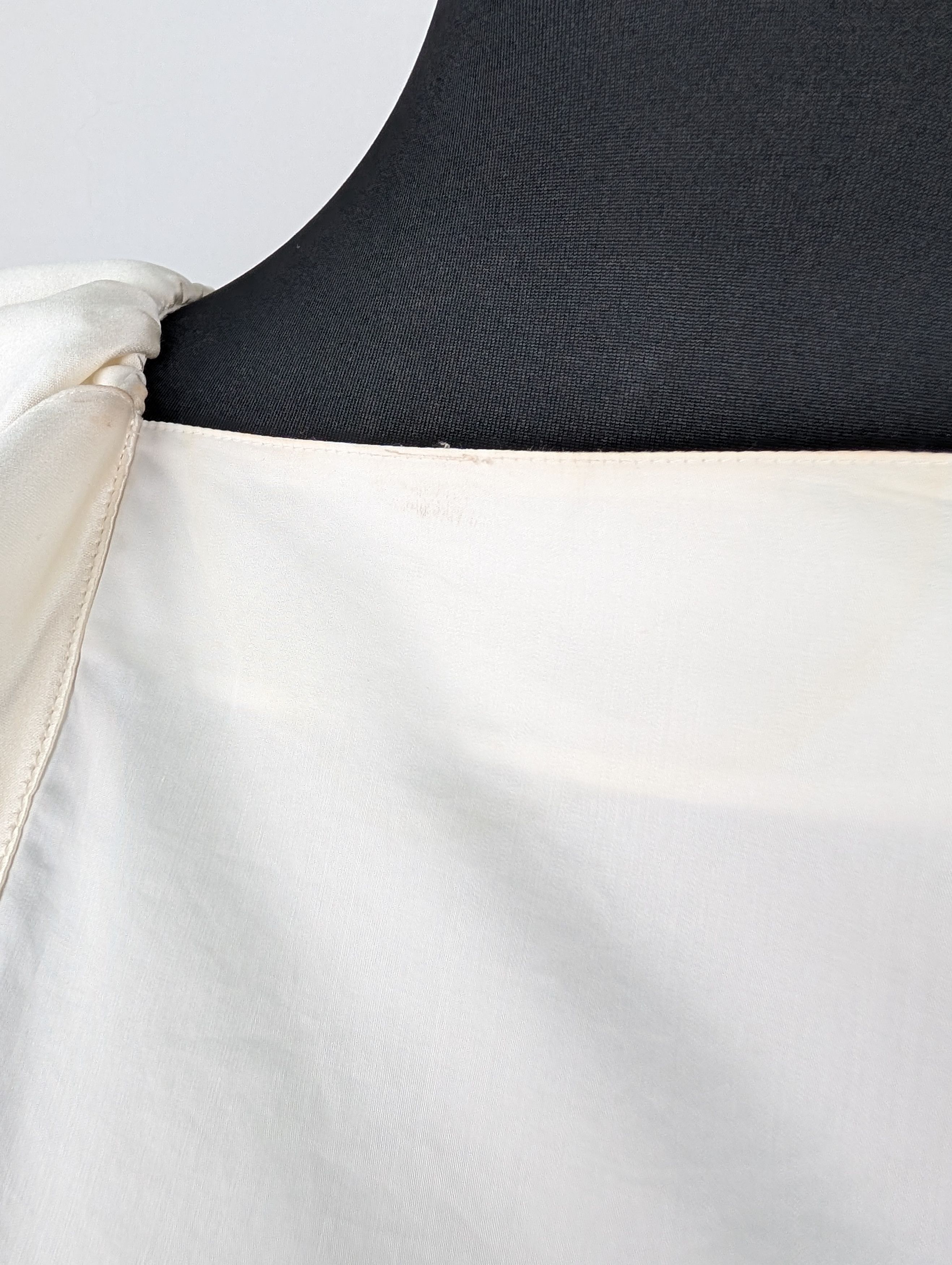 Tibi Tibi White Top With Puff Shoulders Size XS / US 0-2 / IT 36-38 - 3 Thumbnail