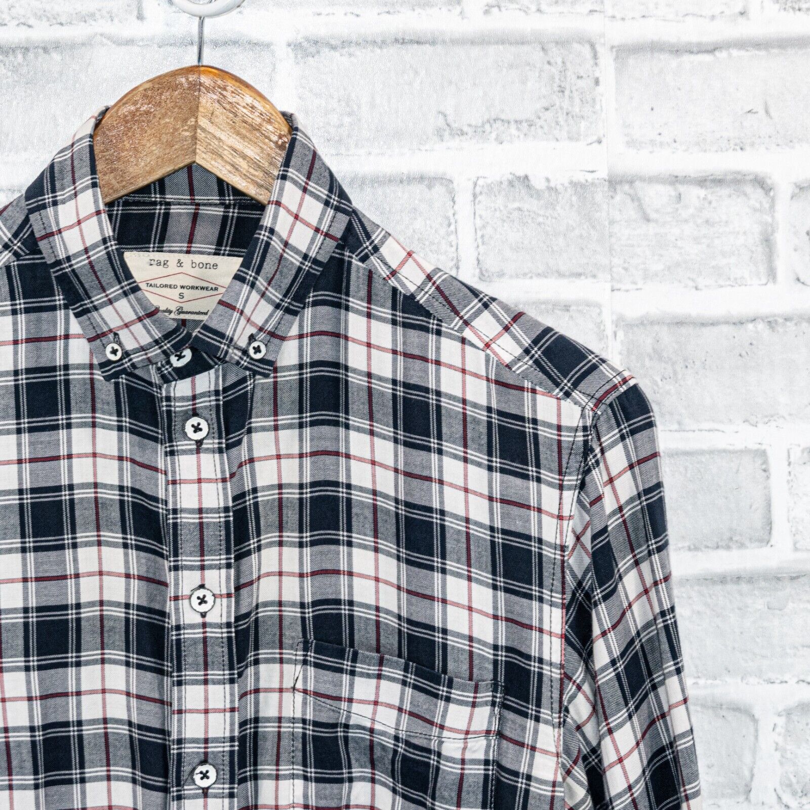 Rag & Bone Rag & Bone Men's Tailored Workwear Button down Shirt Blue Size US S / EU 44-46 / 1 - 5 Thumbnail