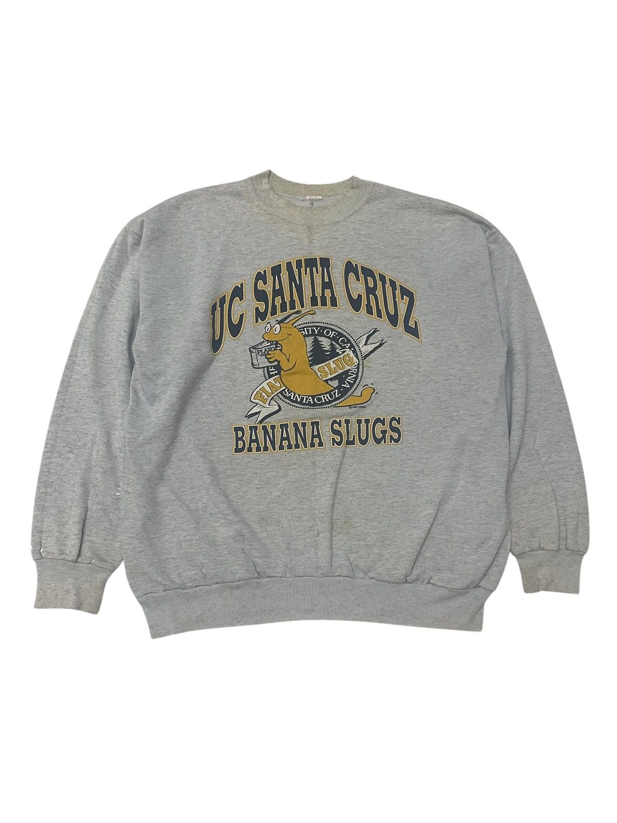 Santa Cruz Skateboards Vintage UC SANTA CRUZ Pulp Fiction Movie Used Sweatshirt Size US XL / EU 56 / 4 - 1 Thumbnail