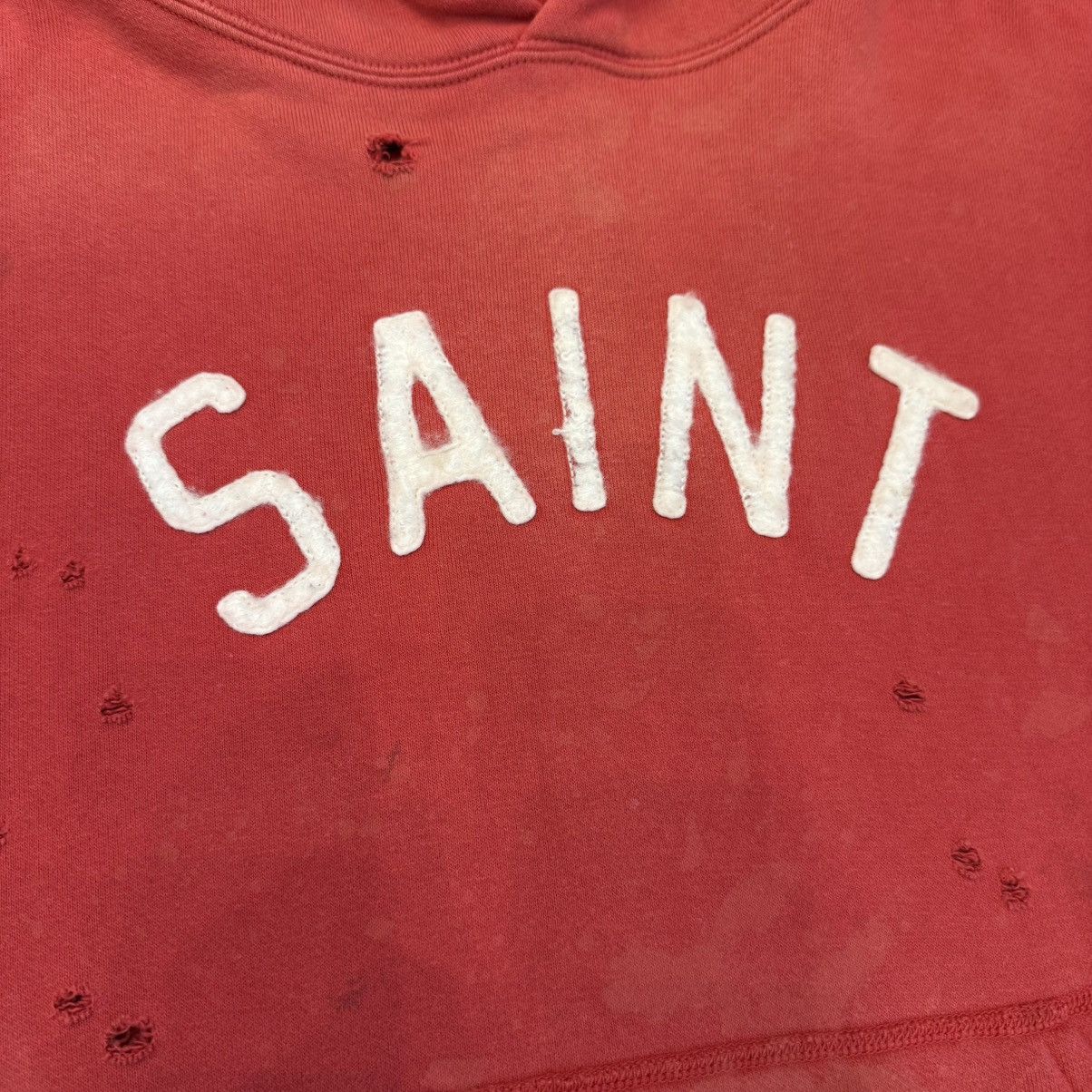 Saint Michael Felt Hoodie Size US M / EU 48-50 / 2 - 3 Thumbnail