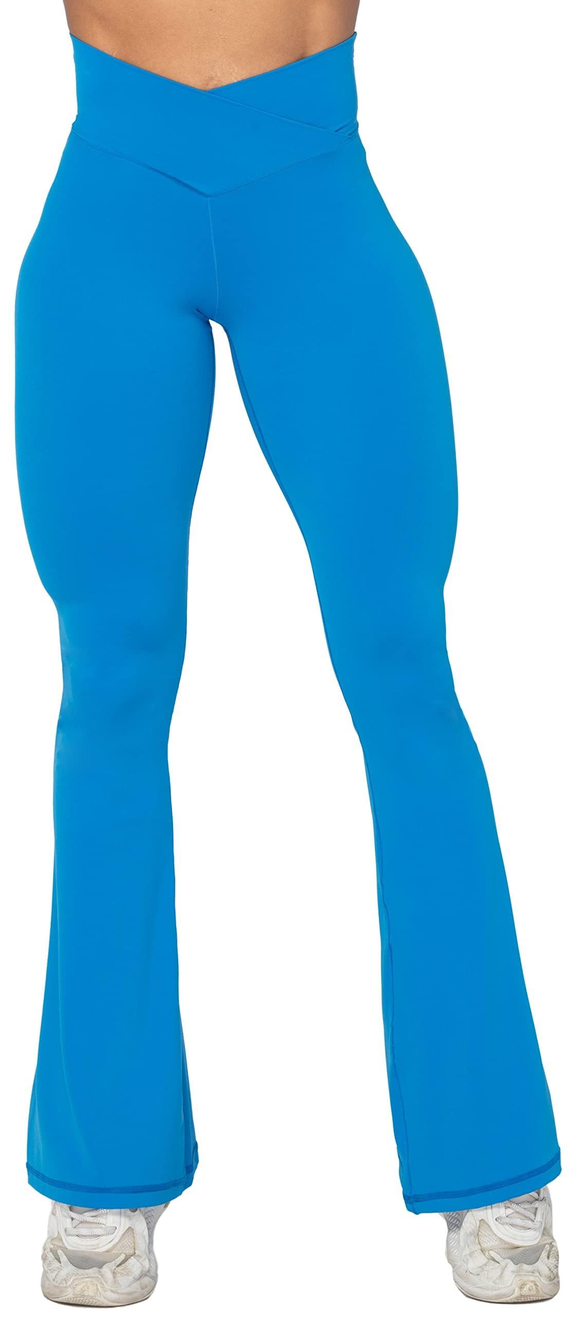 Lululemon Flare Leggings, Crossover Yoga Pants with Tummy Control Size US 32 / EU 48 - 2 Thumbnail