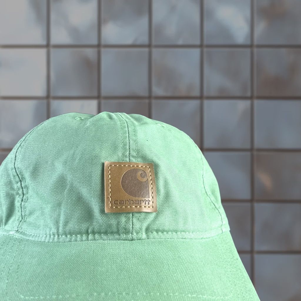 Carhartt Carhartt Patch Logo Strapback Hat Green Size ONE SIZE - 1 Thumbnail