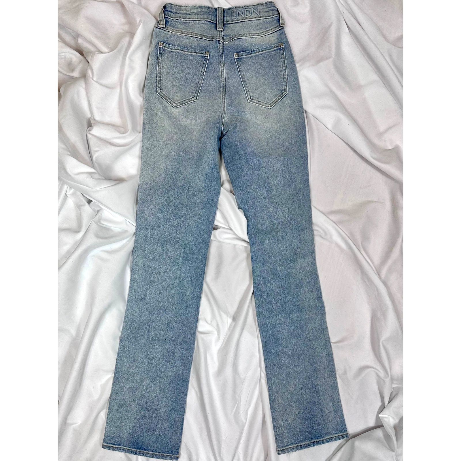 Other LNDN Landon Denim High Rise Distressed Jeans 36" Waist Size 36" / US 14 / IT 50 - 15 Thumbnail