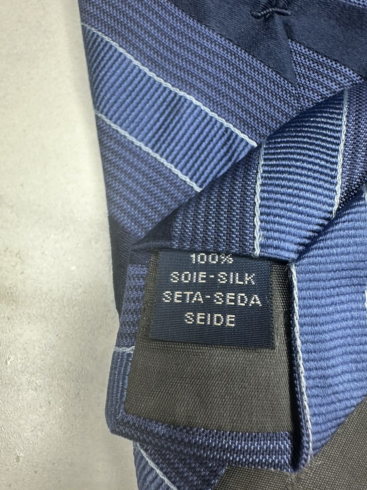 Faconnable Faconnable blue striped silk necktie Size ONE SIZE - 3 Thumbnail