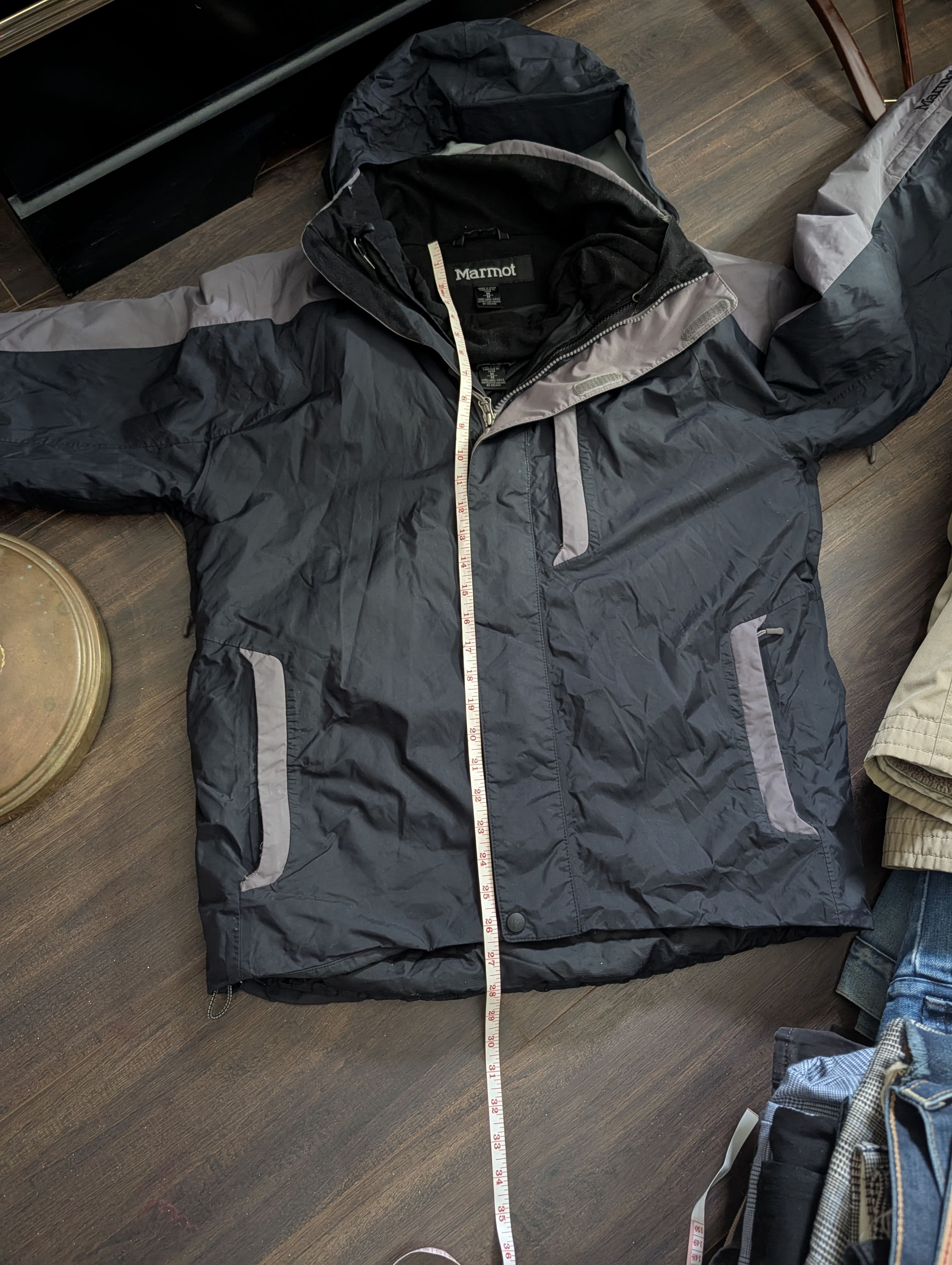 Marmot 2pc 2-in-1 padded zip-up nylon hooded winter coat combo M Size US M / EU 48-50 / 2 - 20 Thumbnail
