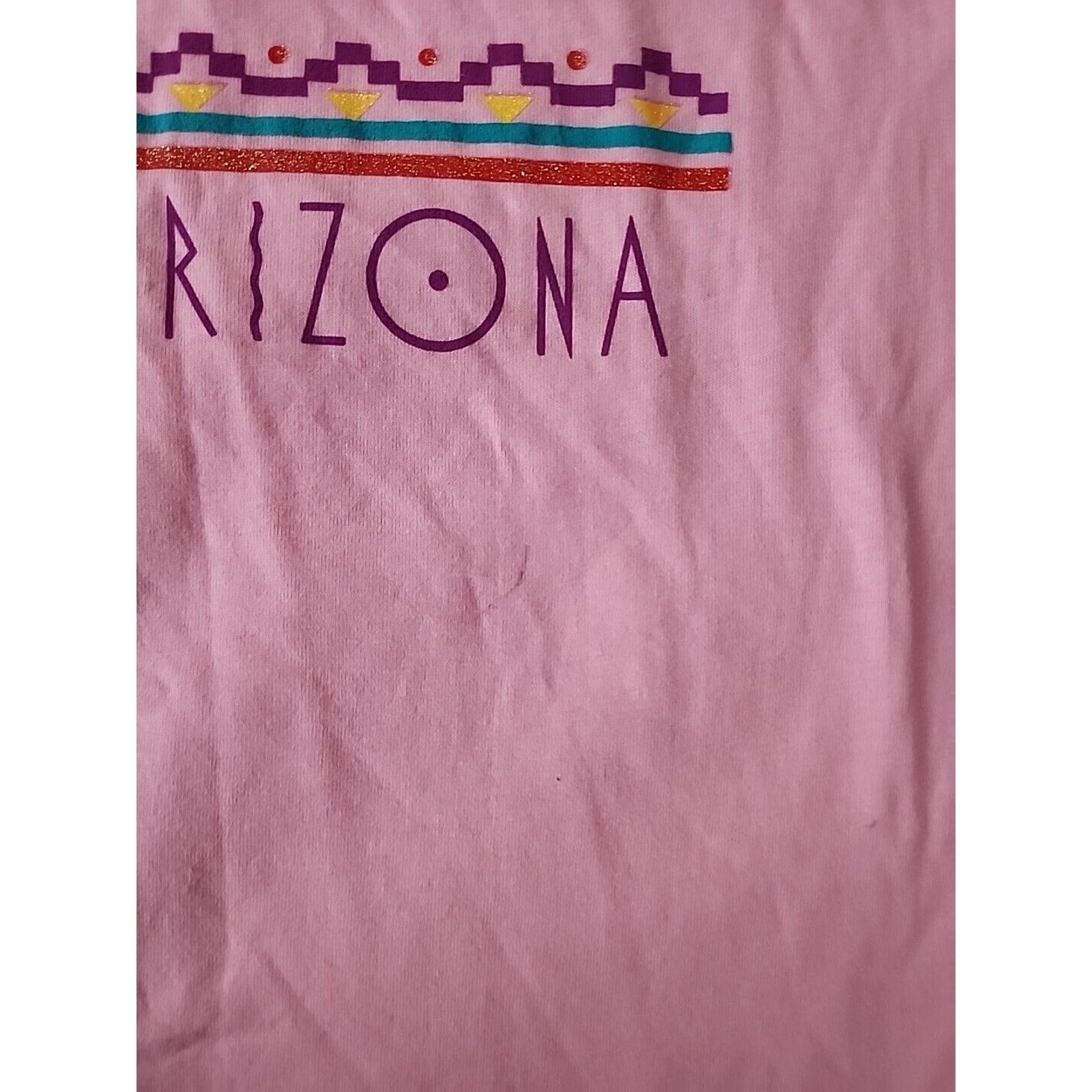 Jerzees Vintage Arizona Desert Shirt Jerzees AZ Pink Tee VTG 90s M Size US L / EU 52-54 / 3 - 3 Thumbnail