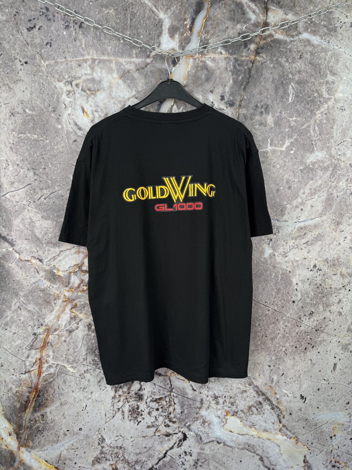 Honda × Mercedes-Benz Men’s Honda Gold Wing GL1000 T-Shirt Racing Size XXL Size US XXL / EU 58 / 5 - 6 Thumbnail