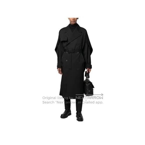 Valentino Valentino Black breasted trench coat Size M / US 6-8 / IT 42-44 - 7 Thumbnail