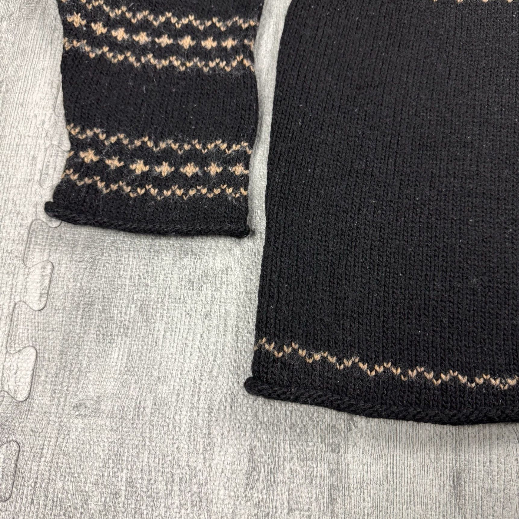 Vintage VINTAGE Noba Wool Blend Striped Raglan Sweater Men Large 90s Nordic Crew Neck Fall Winter Size US L / EU 52-54 / 3 - 4 Thumbnail