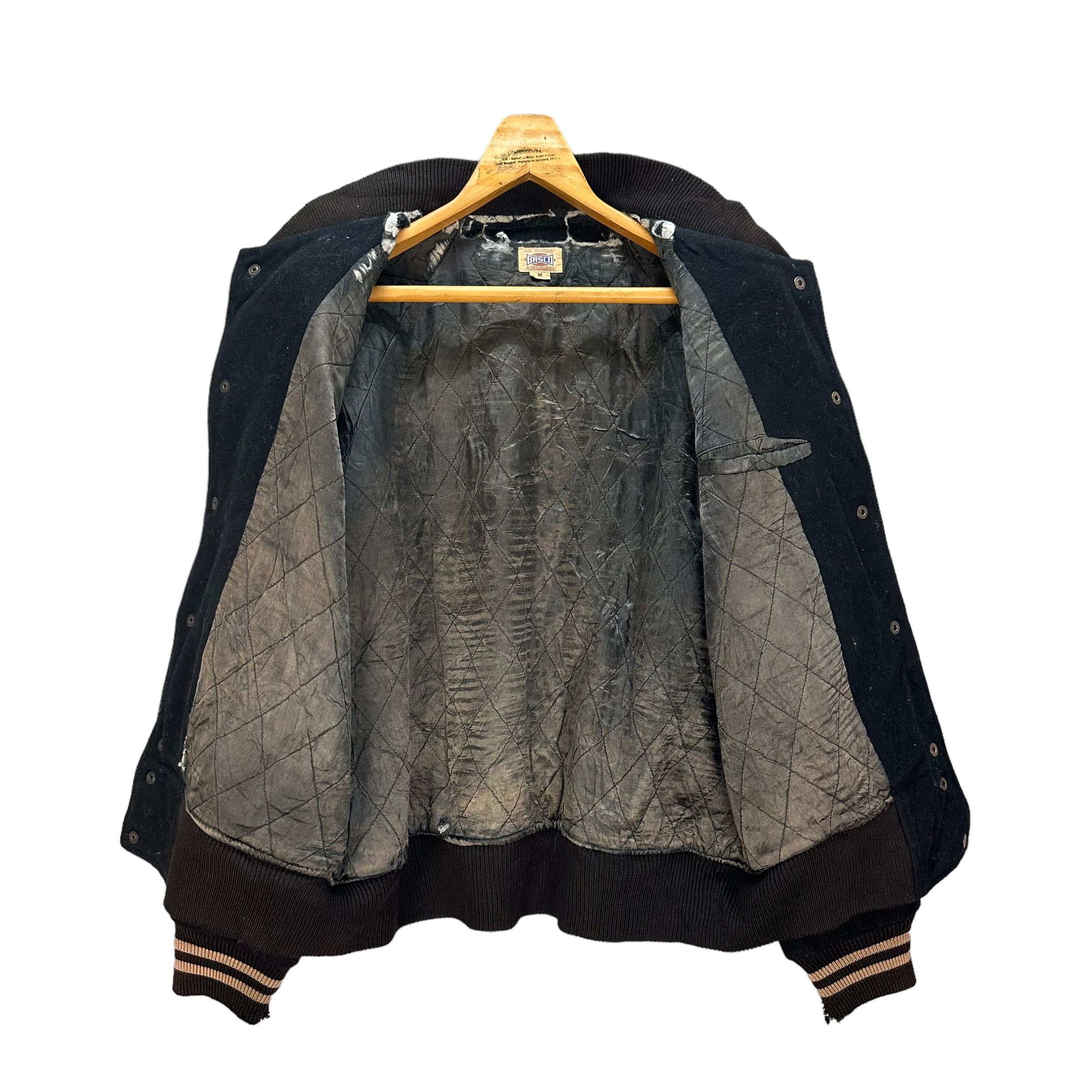 Basco TRASHED🔥 BASCO AMERICAN WOOL VARSITY JACKET #8277-221 Size US M / EU 48-50 / 2 - 6 Thumbnail