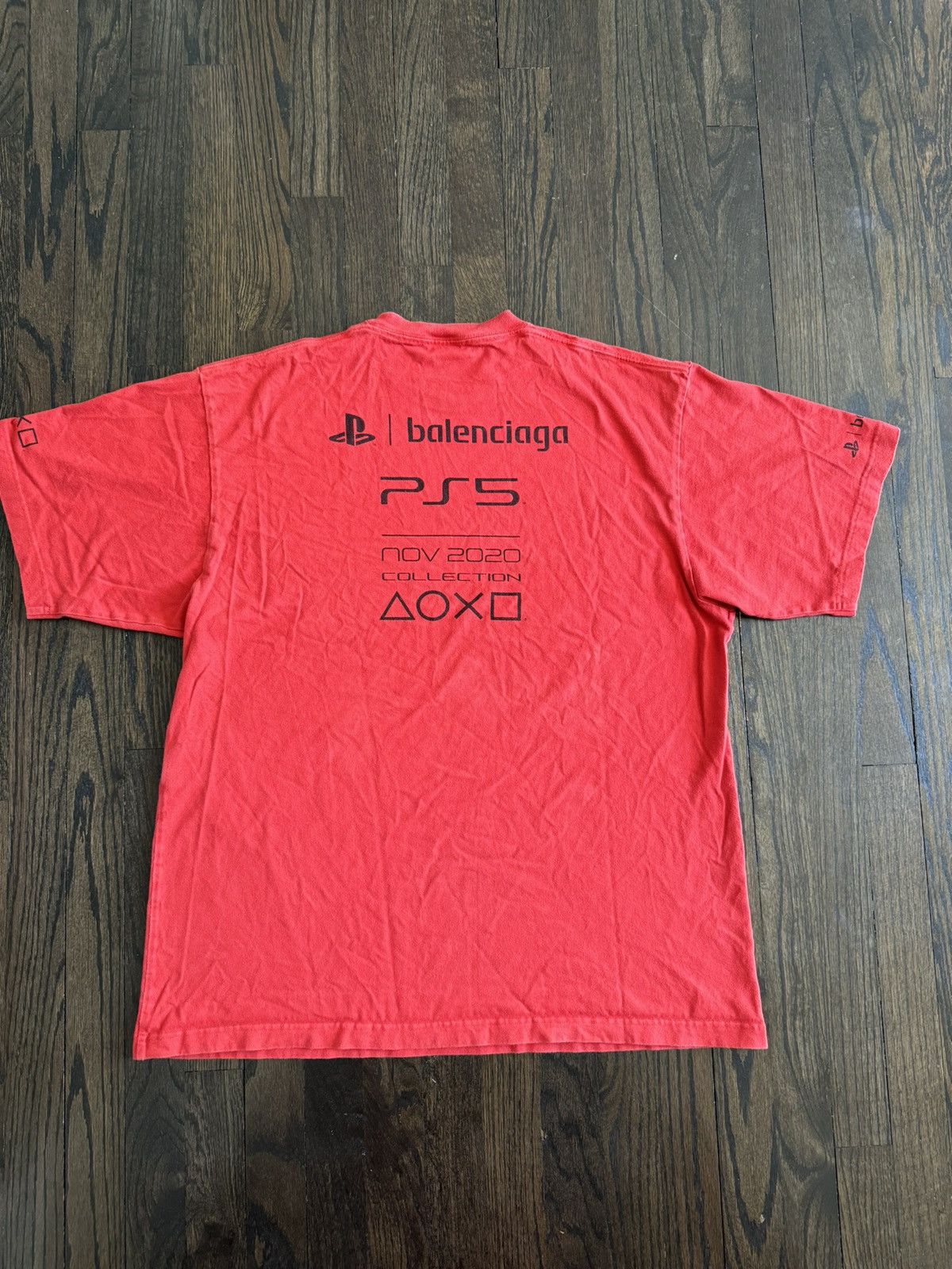 Balenciaga FW20 Balenciaga Playstation 5 Boxy Tee Size US XL / EU 56 / 4 - 2 Thumbnail