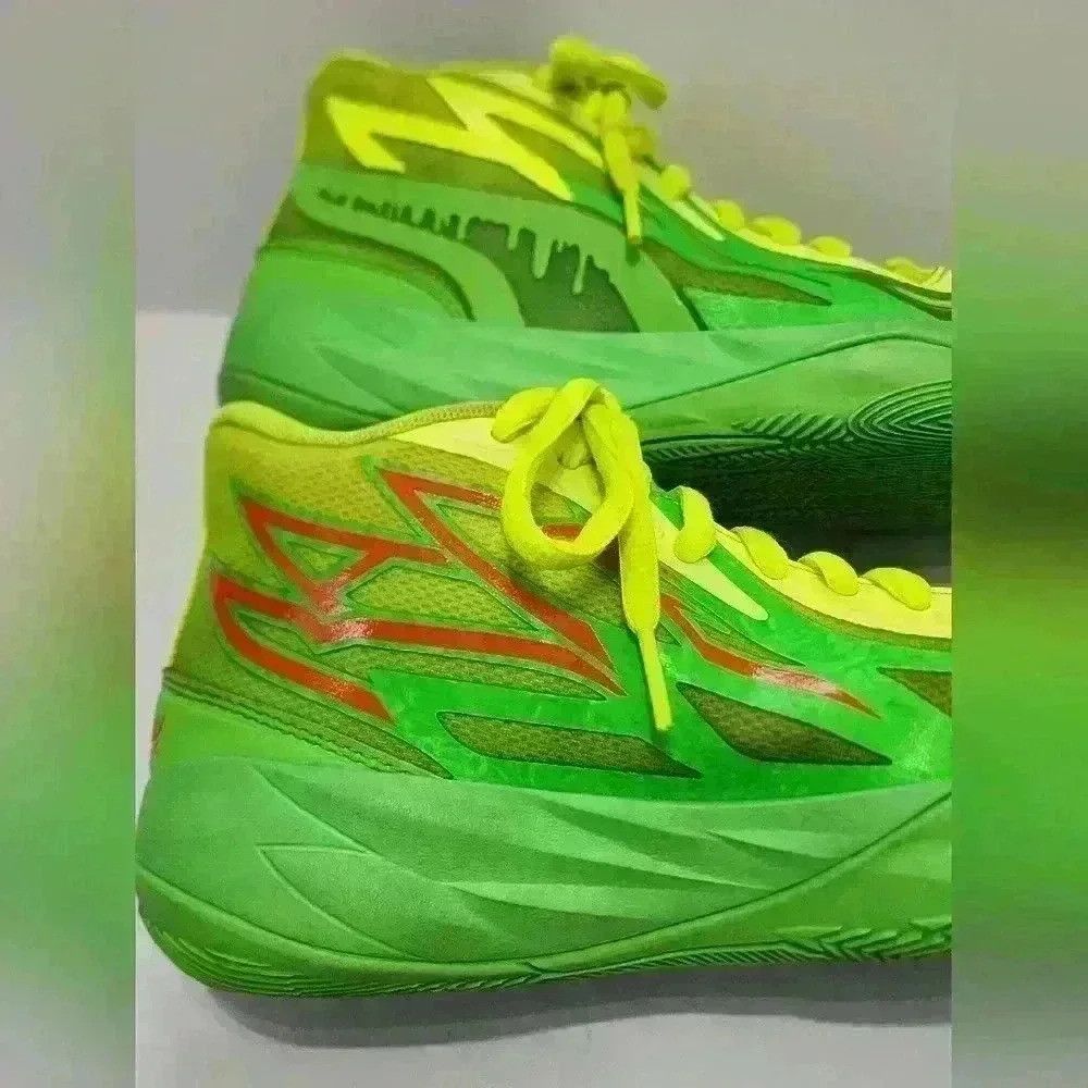Puma × Sneakerboy Puma LaMelo Ball Nickelodeon Lace-Up Slime Lime Green Kicks Size US 6 / EU 39 - 8 Thumbnail