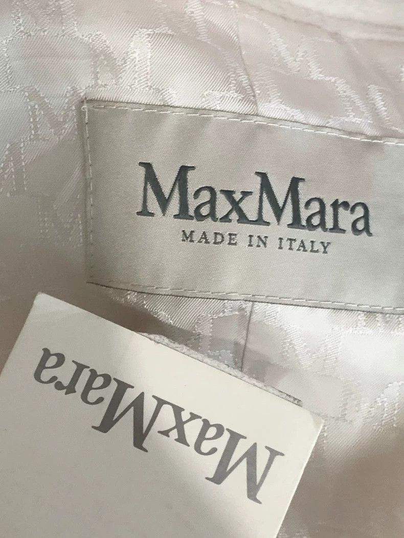 Max Mara Max Mara 101801 Cream White Coat Size XL / US 12-14 / IT 48-50 - 3 Thumbnail