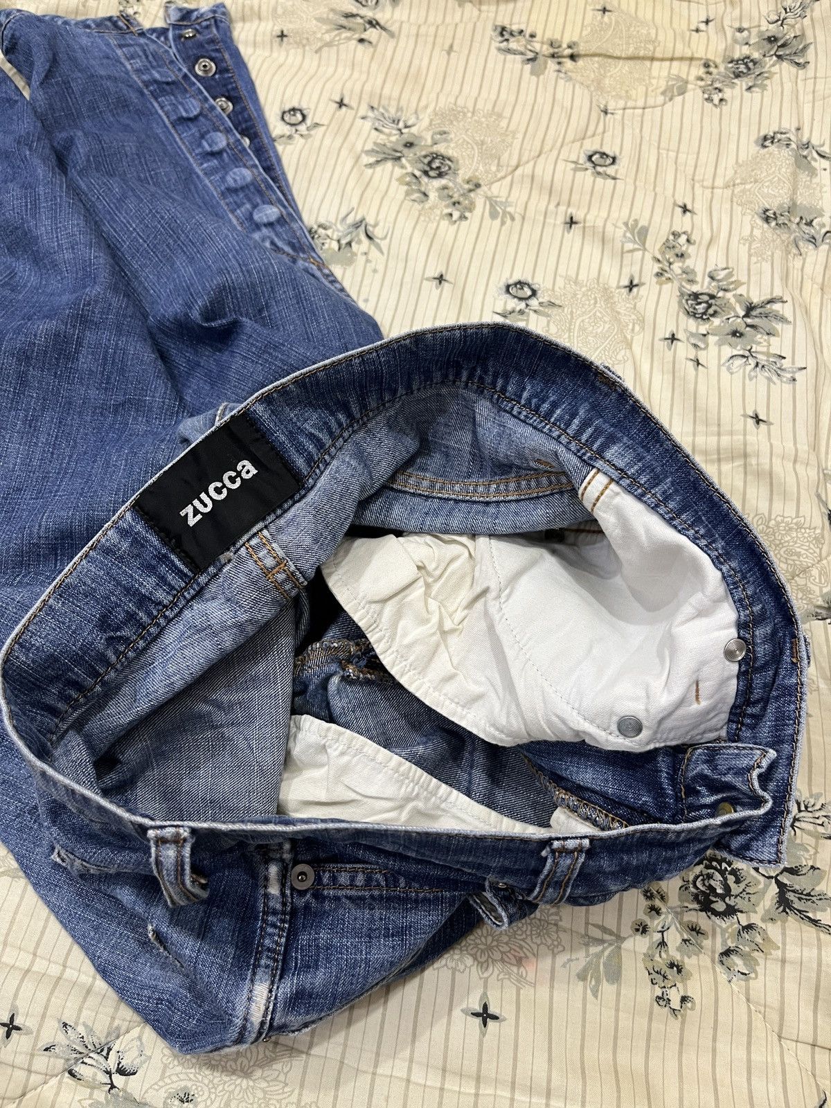 Issey Miyake 🔥🔥🔥HYPE ZUCCA DENIM Size 30" / US 8 / IT 44 - 11 Thumbnail