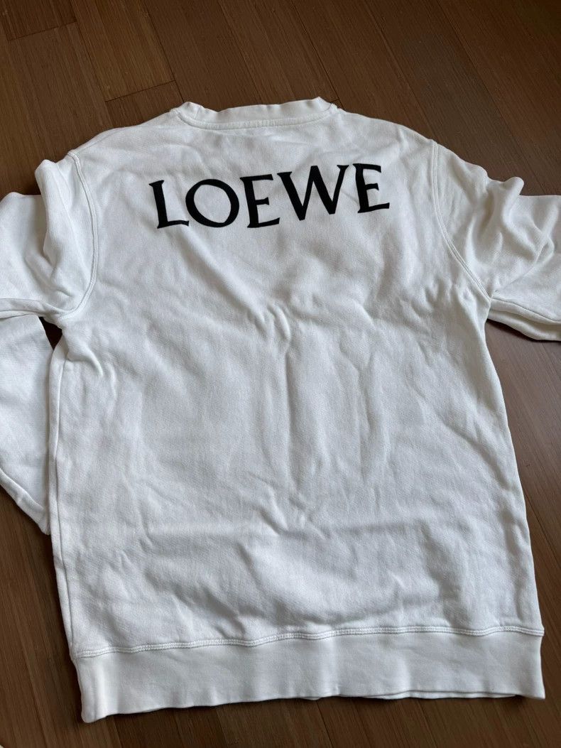 Loewe LOEWE White hoodie with London Bond Street Nutcracker patt Size M / US 6-8 / IT 42-44 - 4 Thumbnail