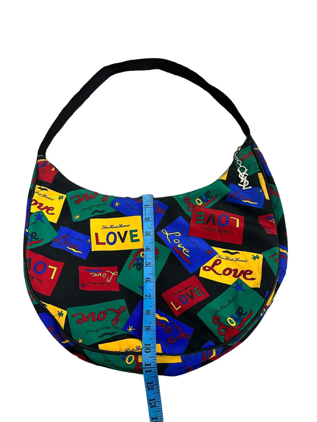 Yves Saint Laurent AUTHENTIC YVES SAINT LAURENT LOVE MULTICOLOUR SHOULDER BAG Size ONE SIZE - 11 Thumbnail