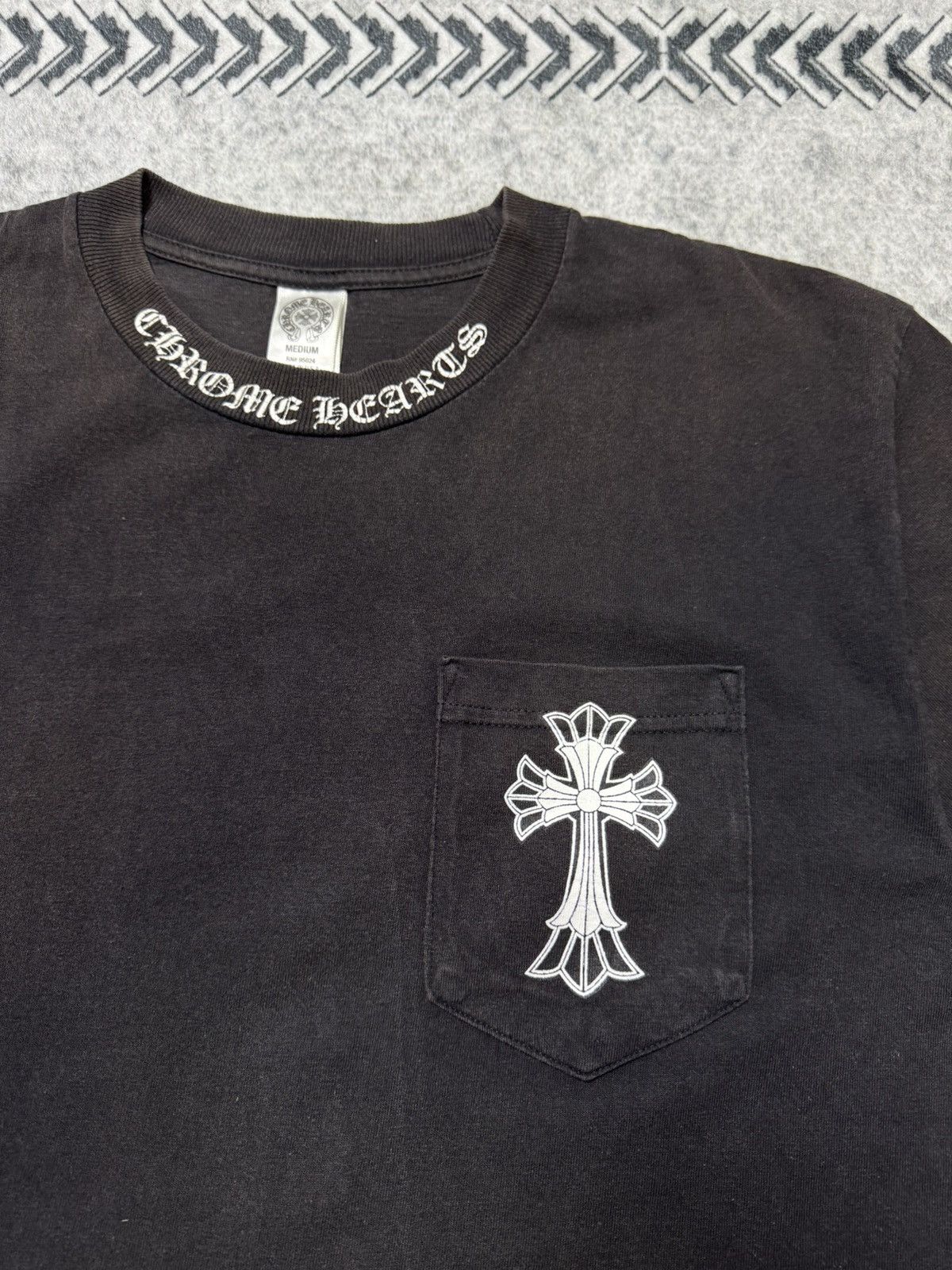 Chrome Hearts RARE! 2010s DOUBLE CROSS NECK PRINT Size US M / EU 48-50 / 2 - 10 Thumbnail