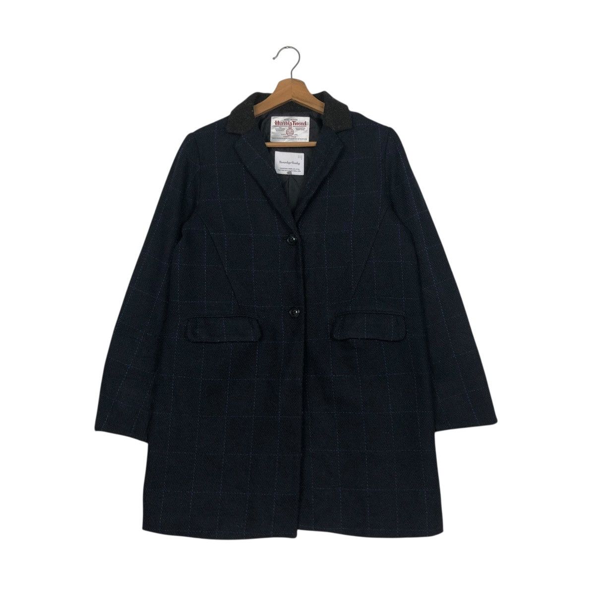 Harris Tweed 🔥VINTAGE WOOL JACKET HARRIS TWEED TARTAN DESIGN Size US L / EU 52-54 / 3 - 3 Thumbnail