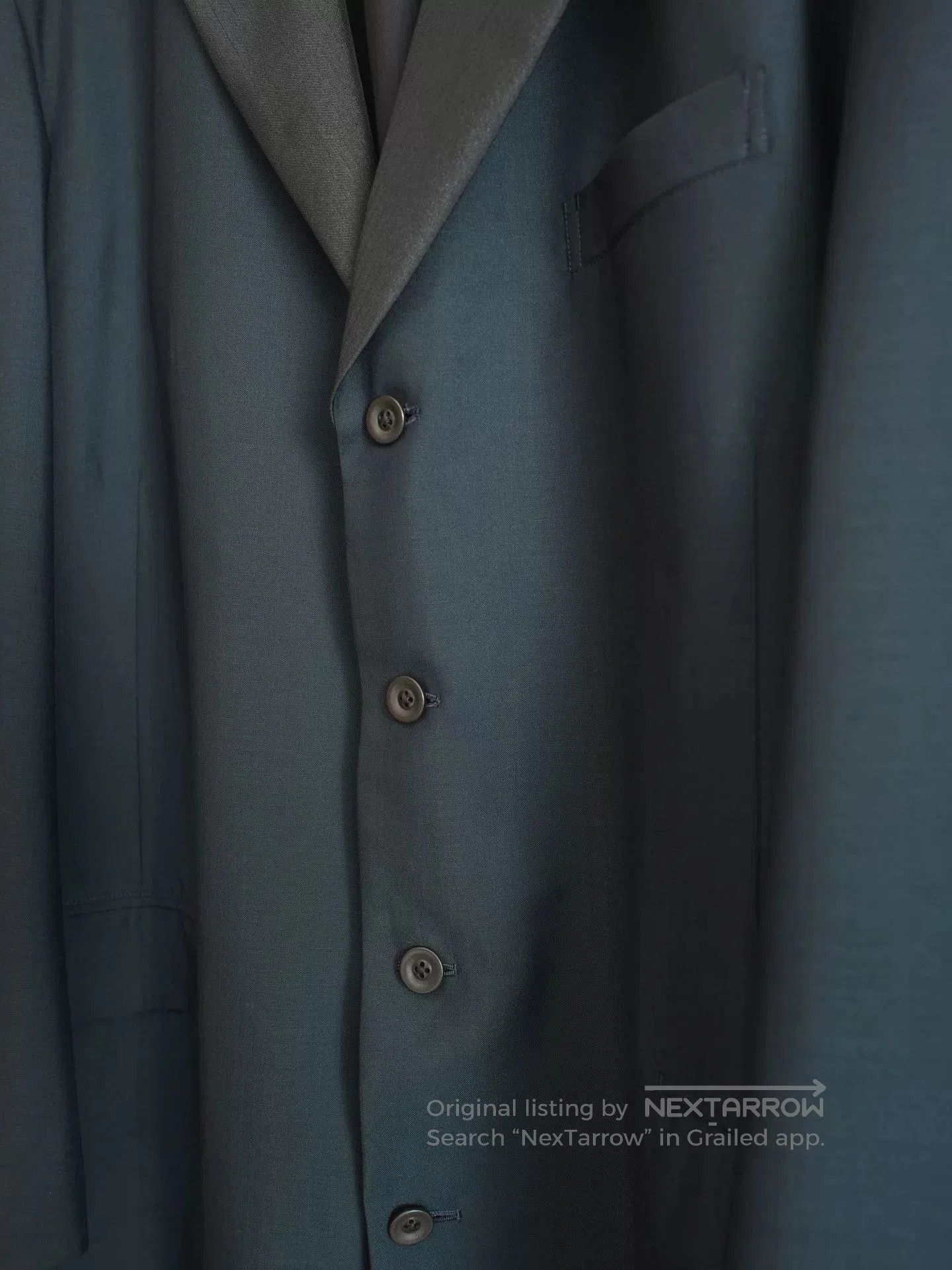Yohji Yamamoto yohji yamamoto long green blue coat. Size US M / EU 48-50 / 2 - 7 Thumbnail
