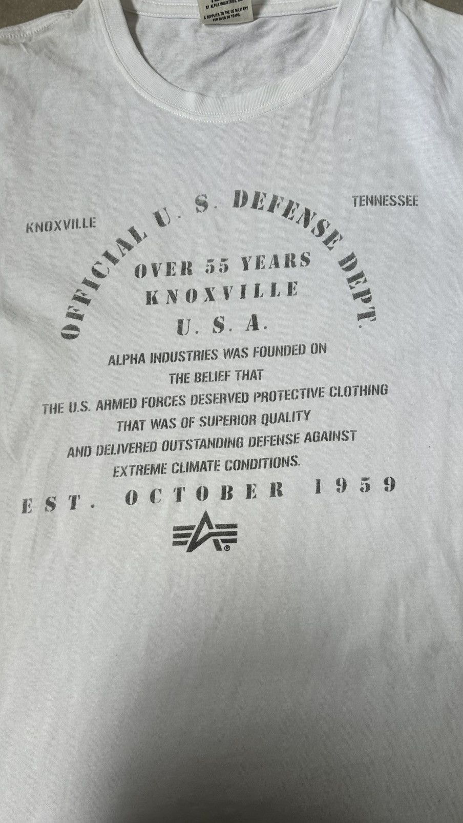 Alpha Industries VINTAGE ALPHA INDUSTRIES TEE Size US M / EU 48-50 / 2 - 2 Thumbnail