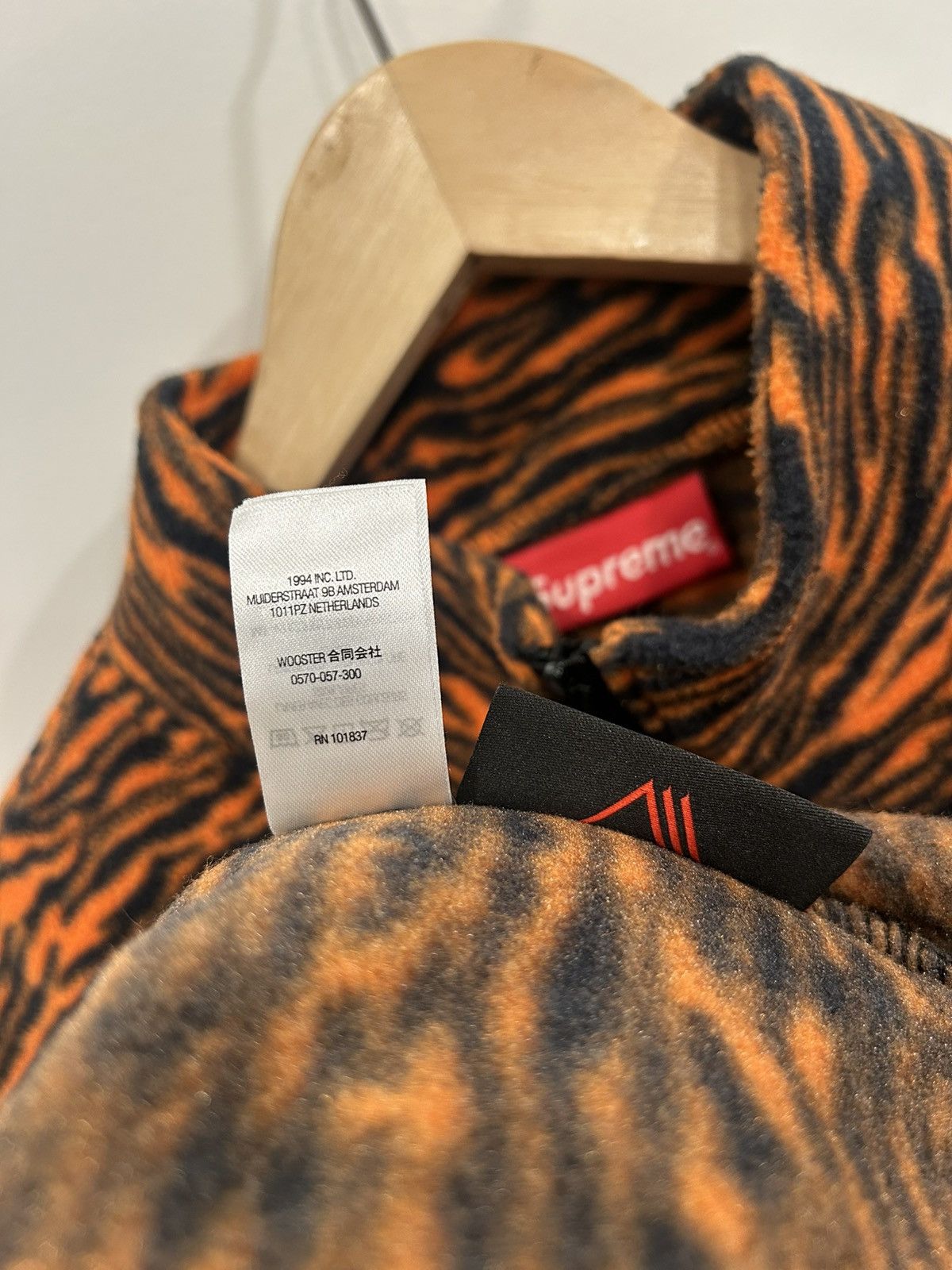 Supreme Supreme FW21 Polartec Half Zip Pullover “Tiger” Size Large Size US L / EU 52-54 / 3 - 6 Thumbnail