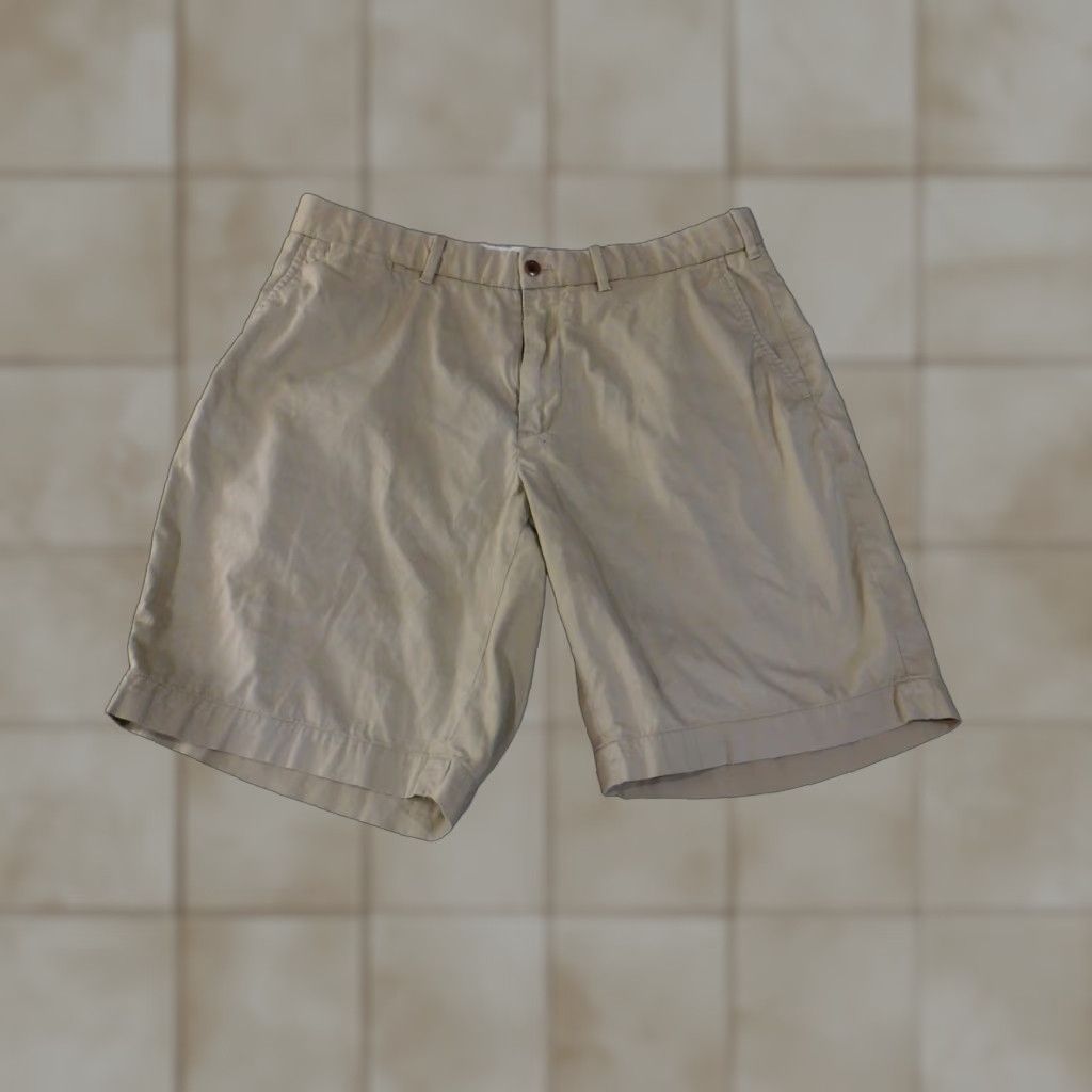 Polo Ralph Lauren Polo Ralph Lauren Shorts Mens 34 Khaki Cotton Stretch Chino Casual Flat Front Pockets 11 Inseam Regular Fit Size US S / EU 44-46 / 1 - 1 Thumbnail