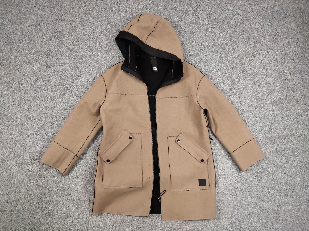 Other Marc Cain Design Reversible Coat Hooded Classic Jacket Size XL / US 12-14 / IT 48-50 - 14 Thumbnail